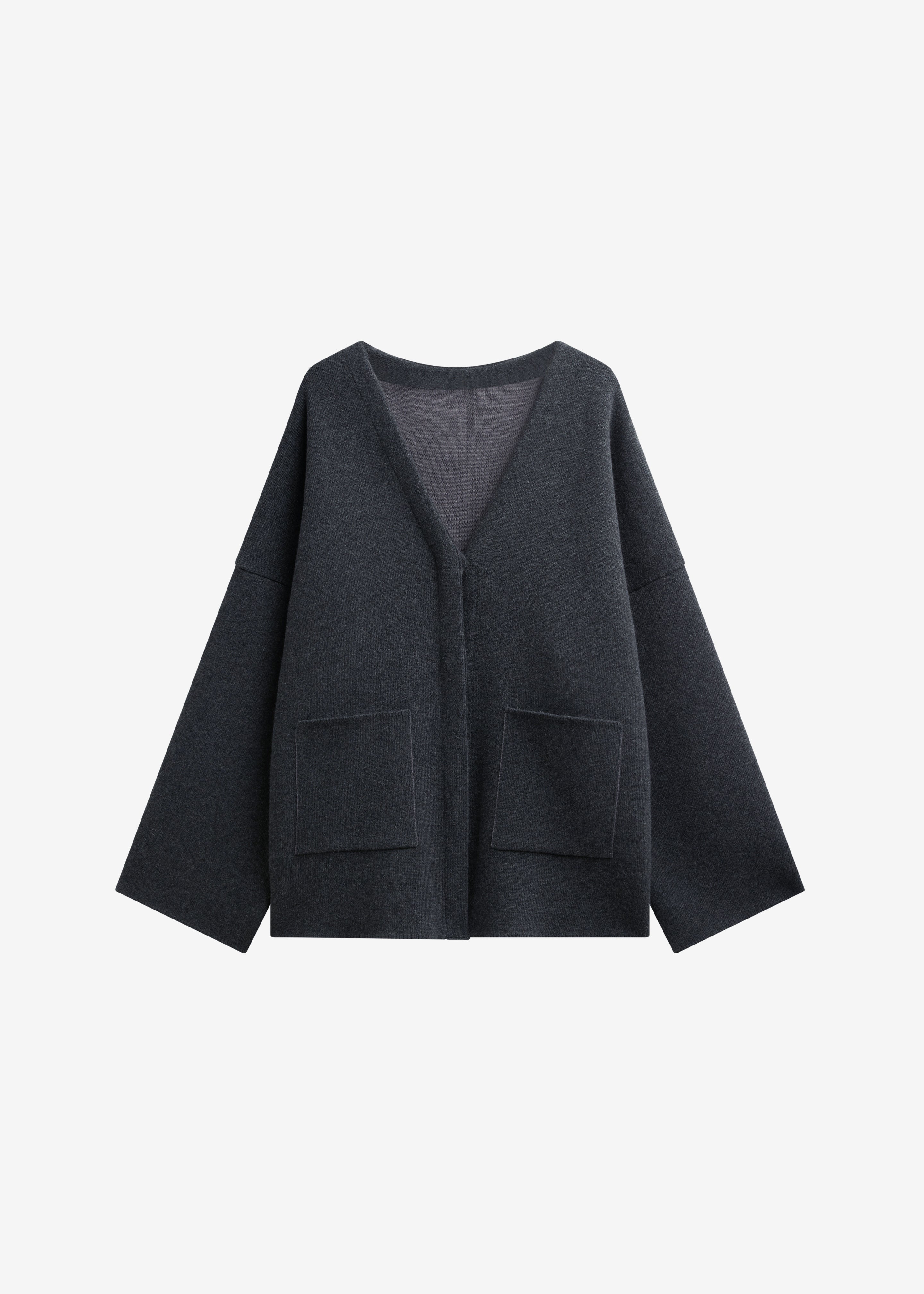 Tynset Oversized Cardigan - Charcoal - 7
