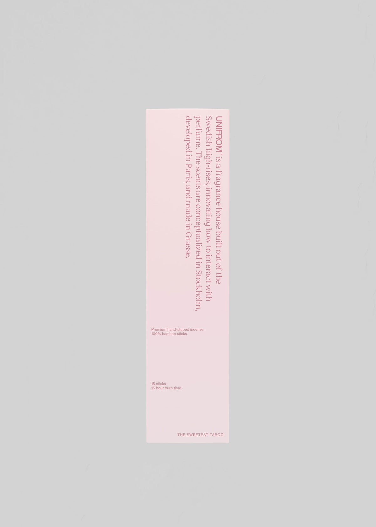 Unifrom Incense - The Sweetest Taboo - 1