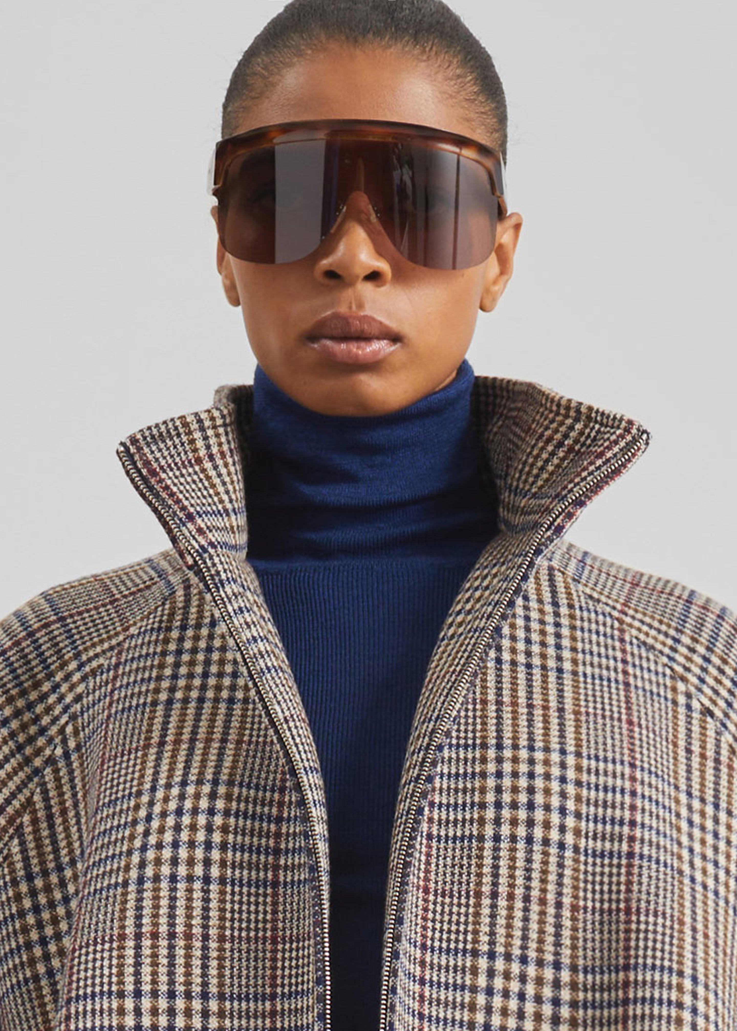 Utica Thin Turtleneck Sweater - Blue - 4