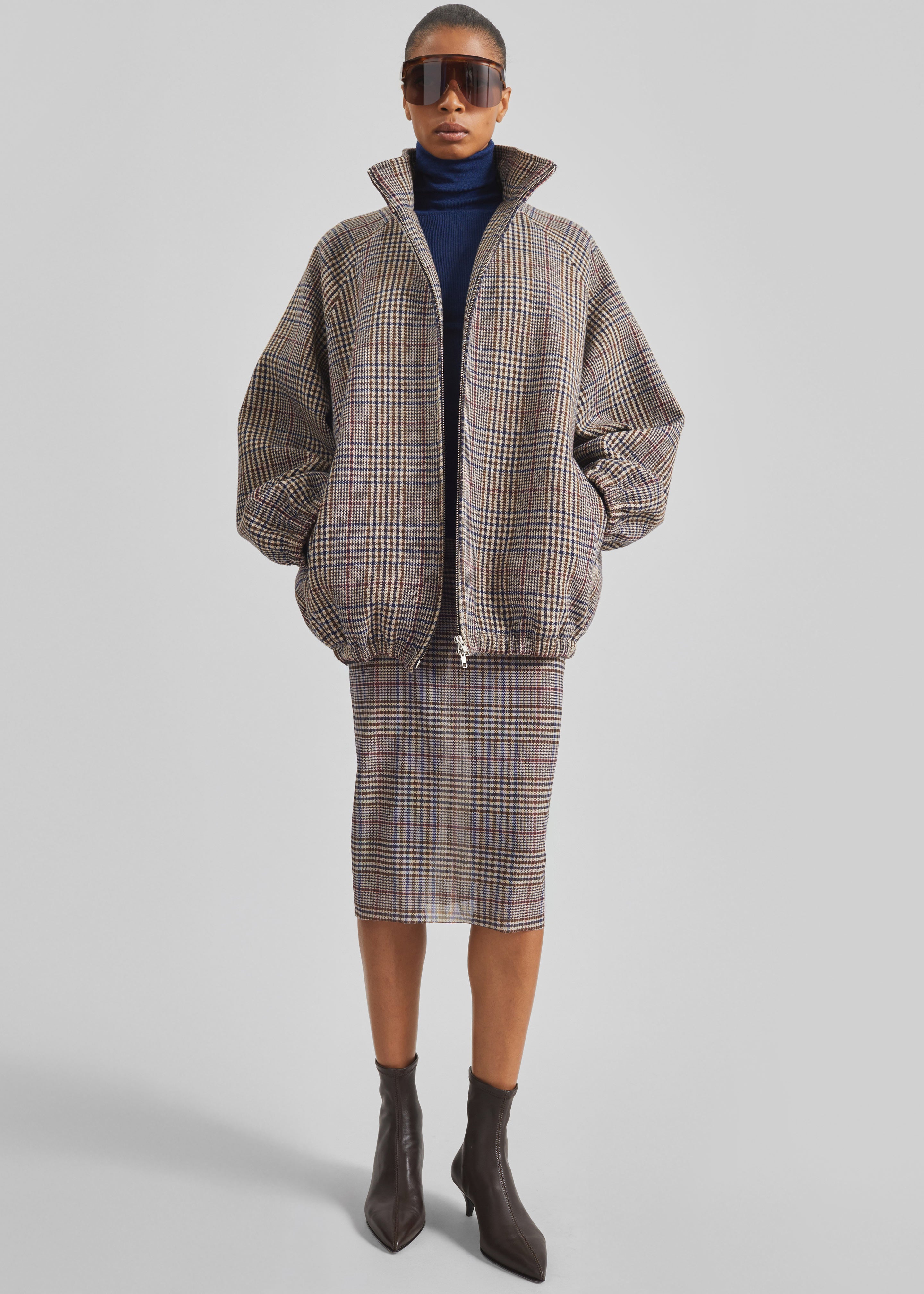 Utica Thin Turtleneck Sweater - Blue - 3