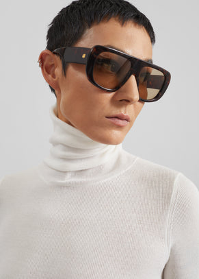 Utica Thin Turtleneck Sweater - Ivory