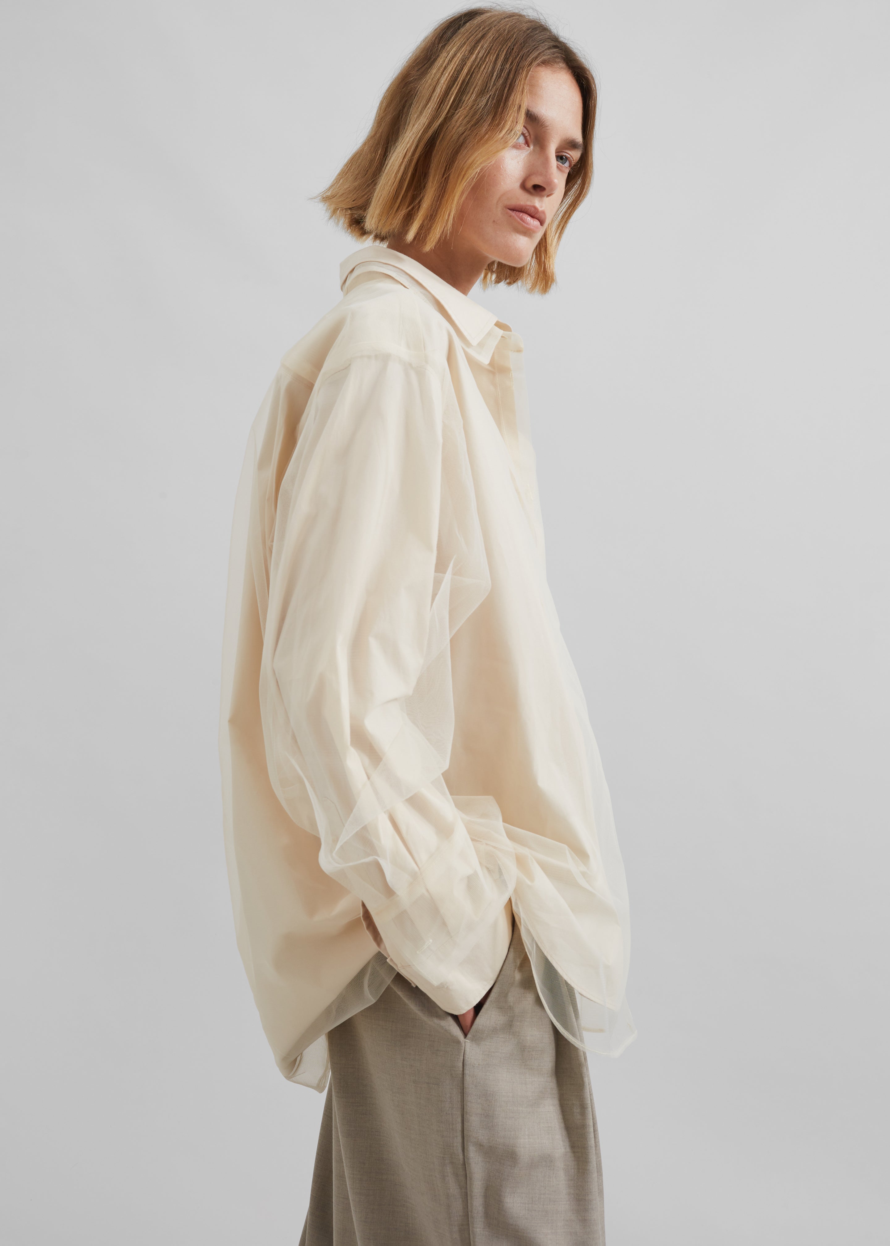 Valetta Double Shirt - Ivory - 6