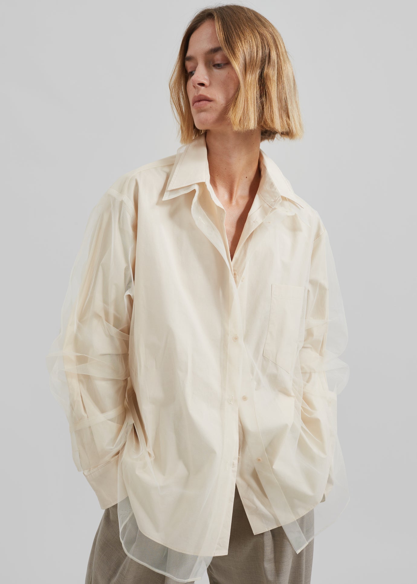 Valetta Double Shirt - Ivory