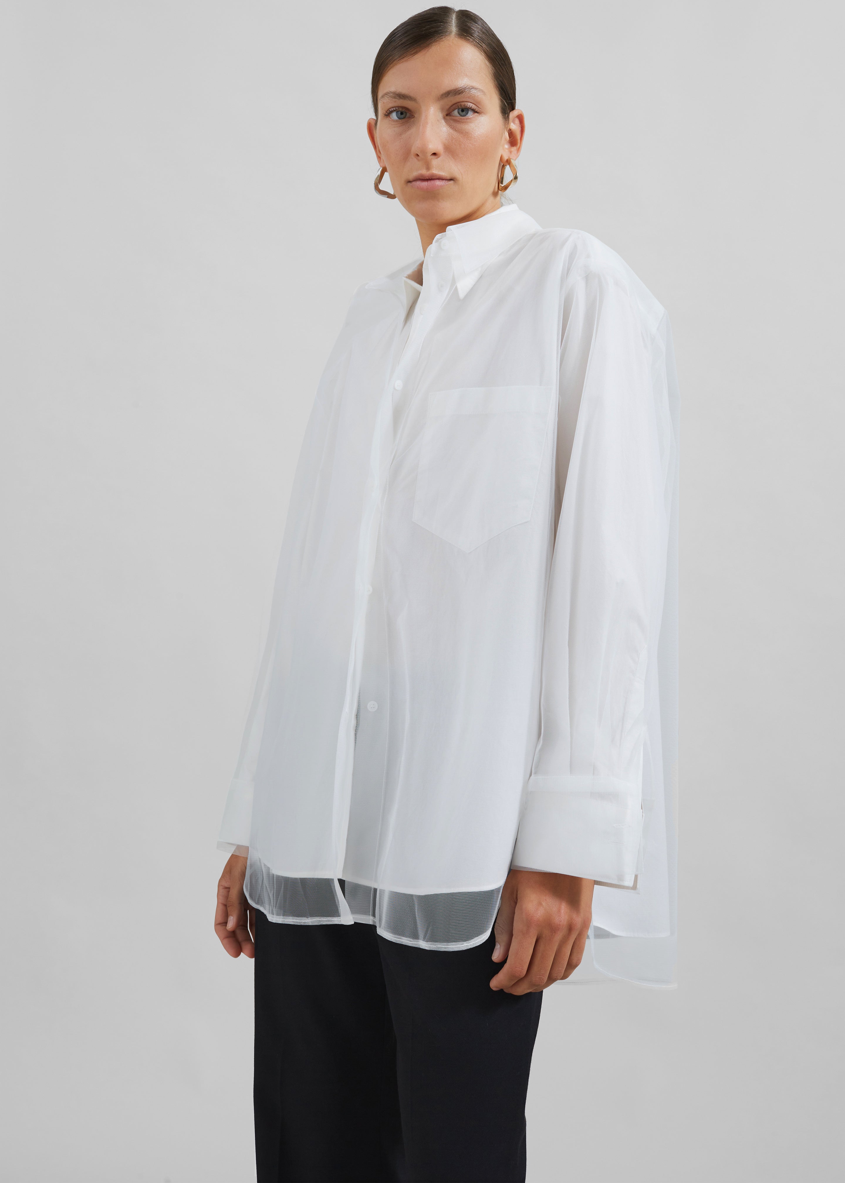 Valetta Double Shirt - Optic White - 5