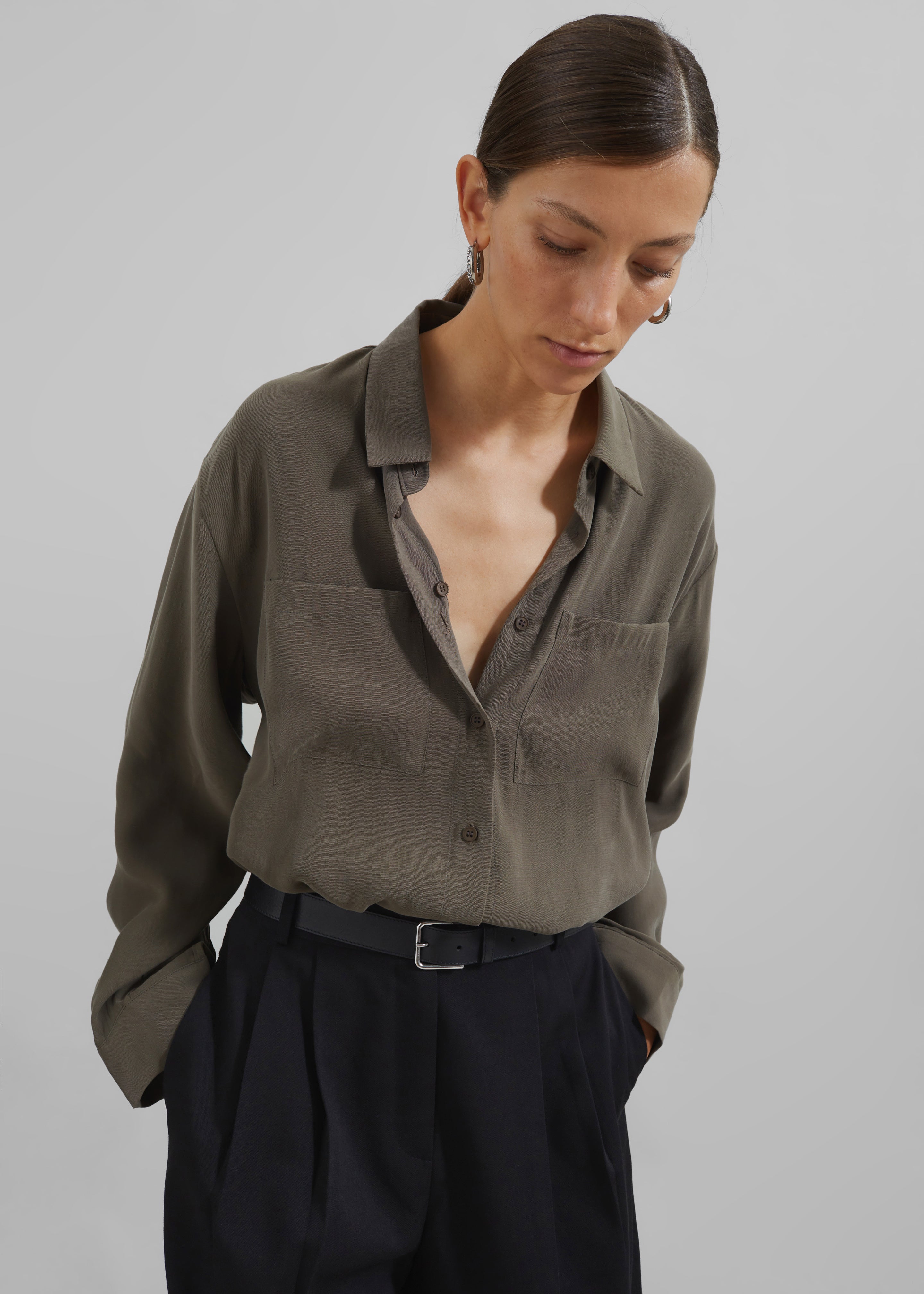 Valmiera Blouse - Khaki - 3