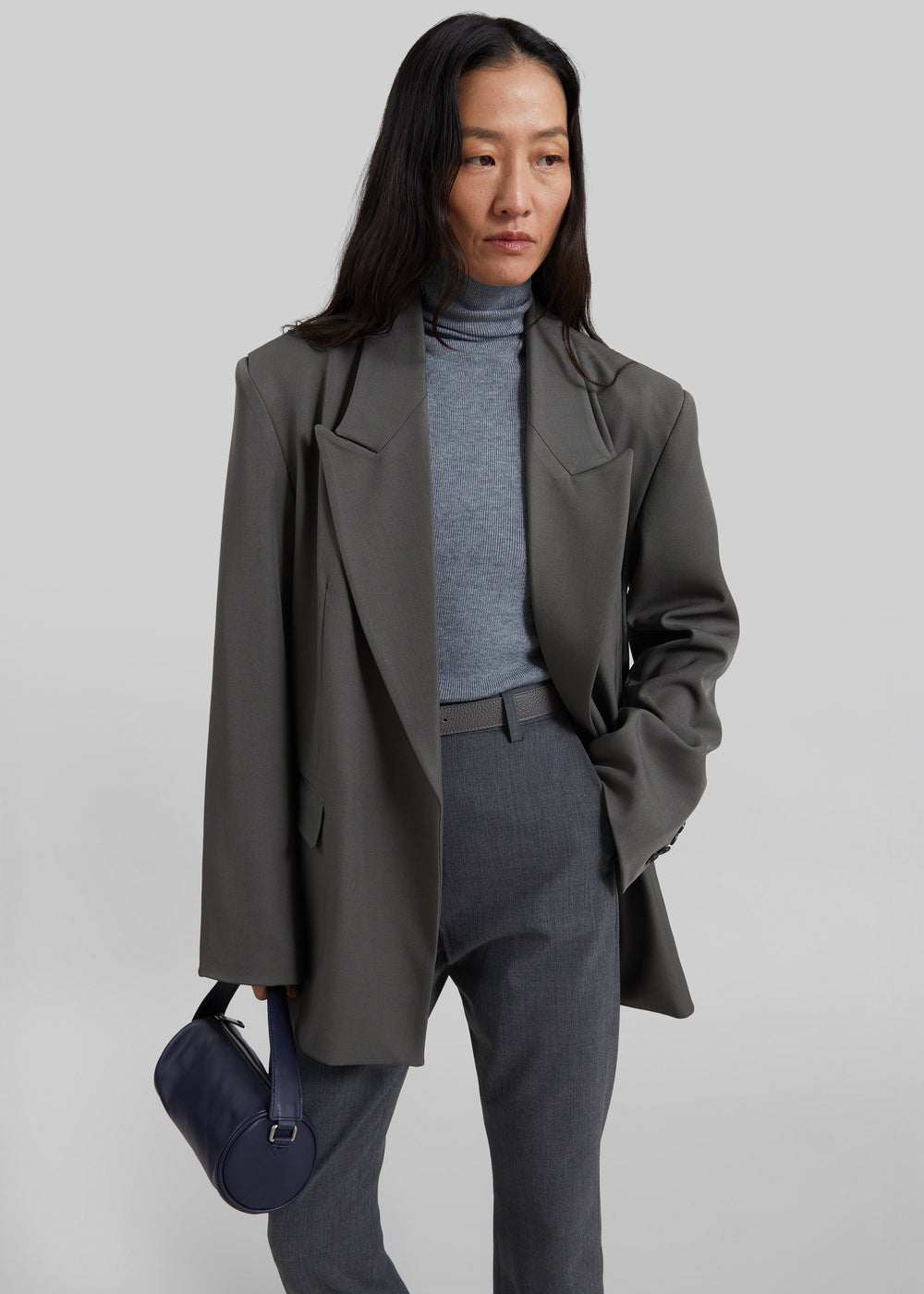 Valmy Oversized Blazer - Storm Grey