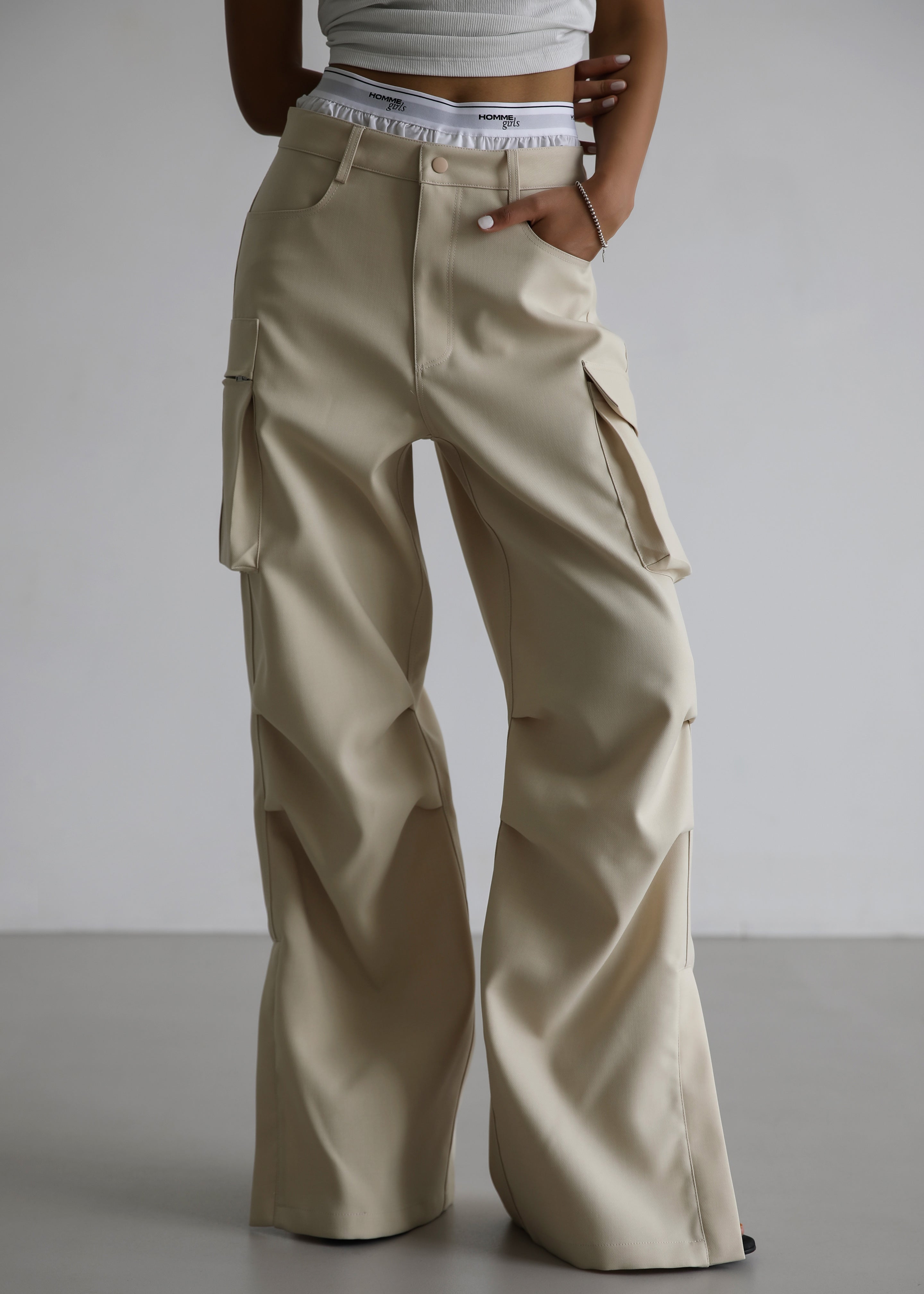 Abercrombie & Fitch Tie Cargo Pants for Women | Mercari