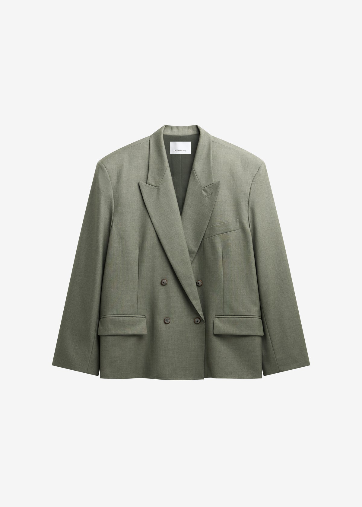 Valter Oversized Blazer - Pale Olive - 10