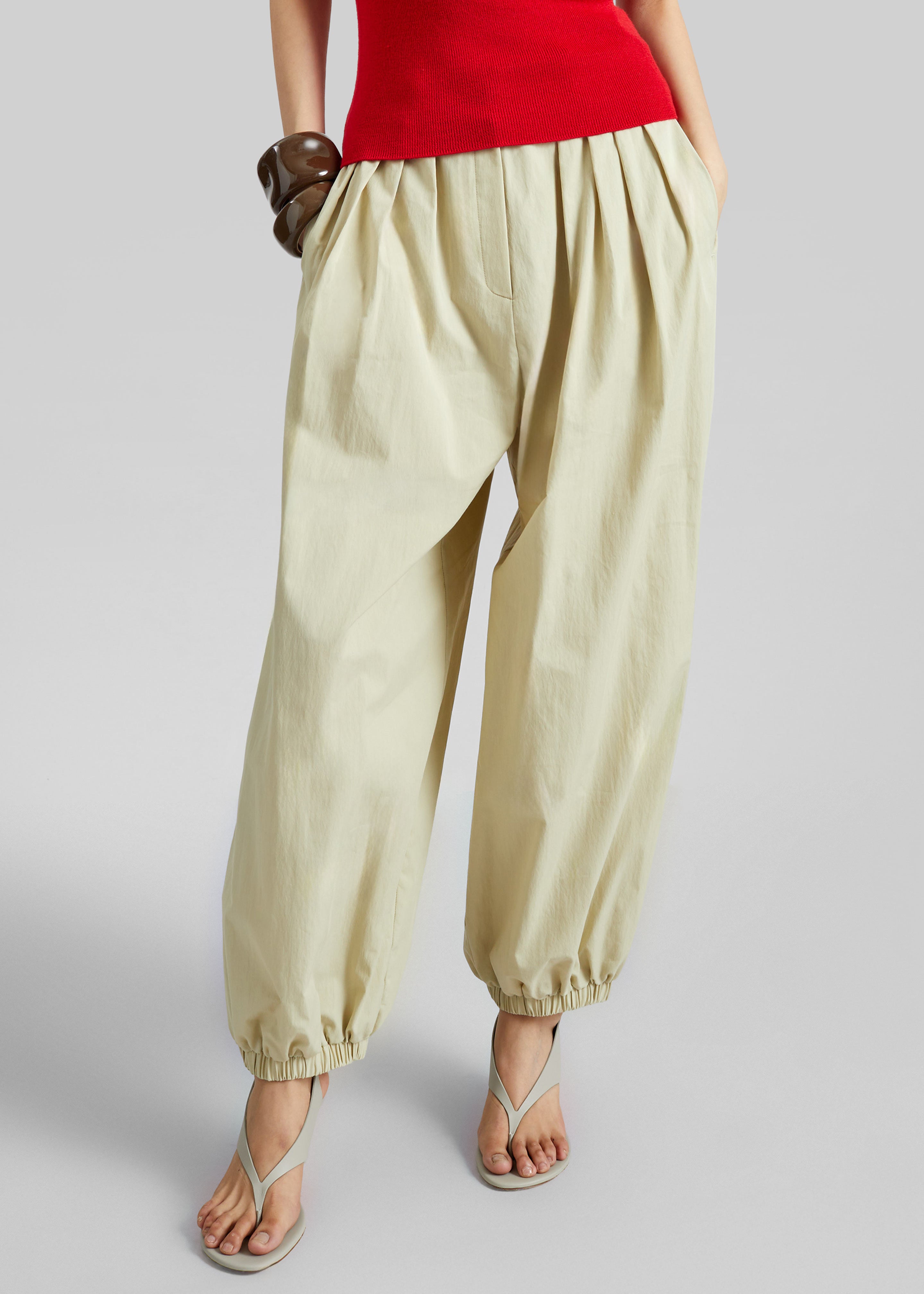 Vannes Balloon Pants - Beige – The Frankie Shop