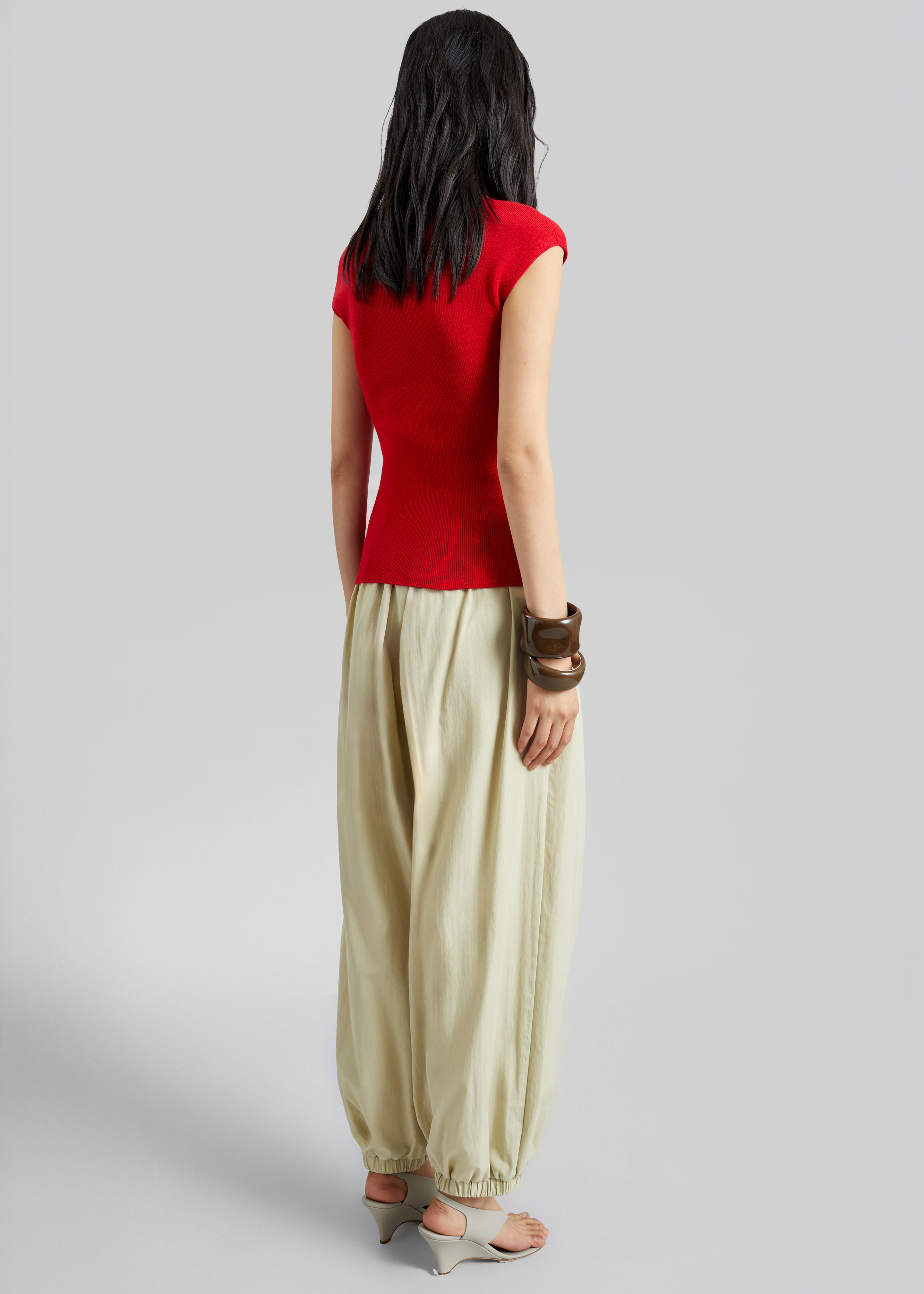 Vannes Balloon Pants - Beige - 6