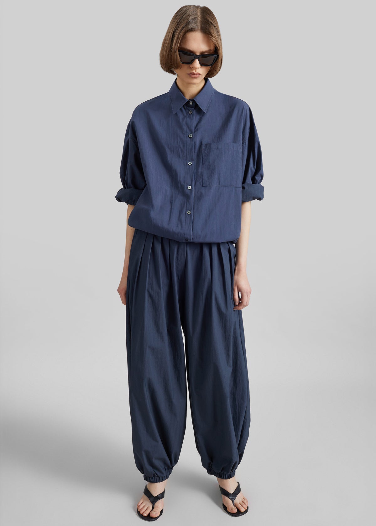 Vannes Balloon Pants - Navy - 7