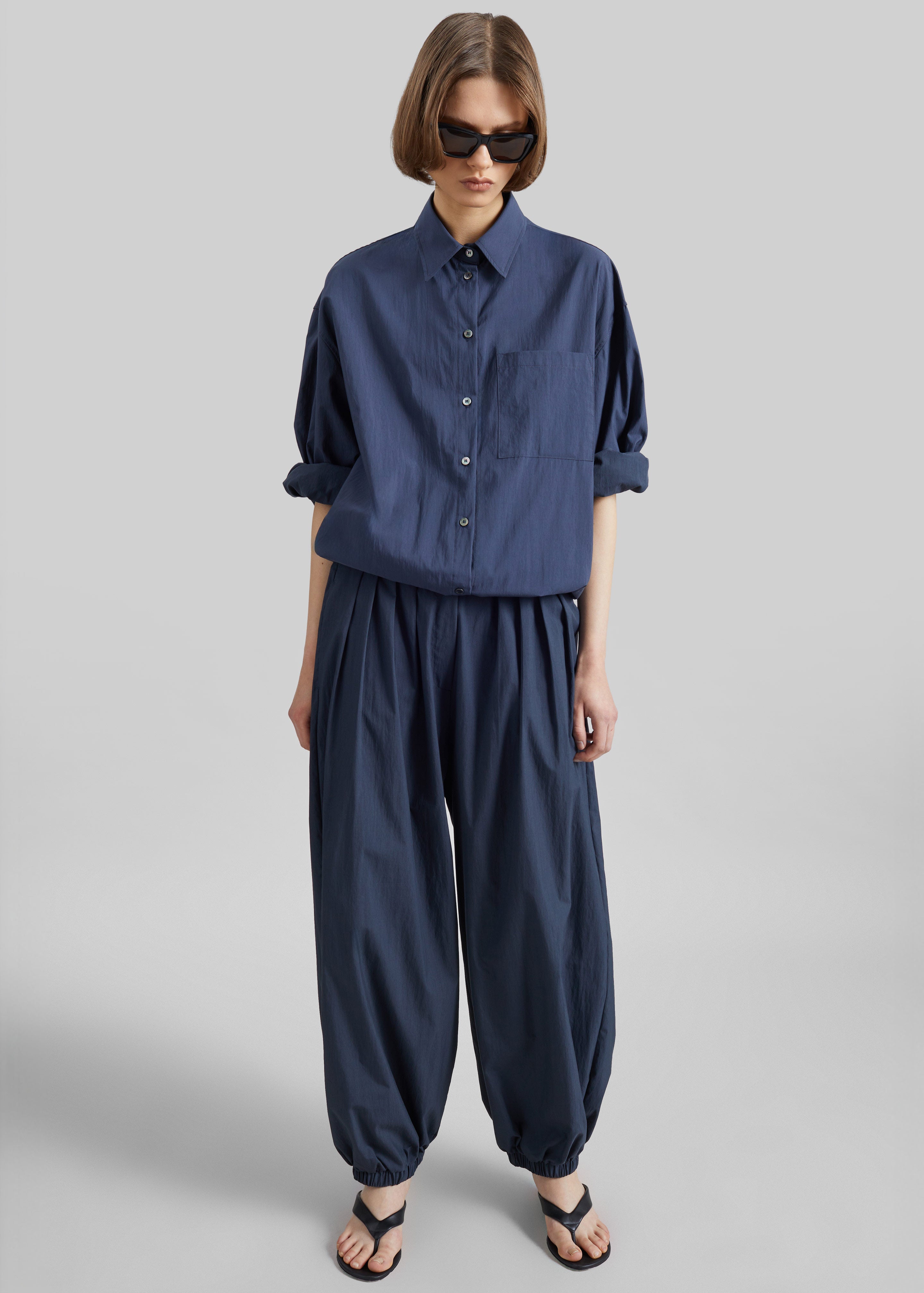 Vannes Balloon Pants - Navy - 7