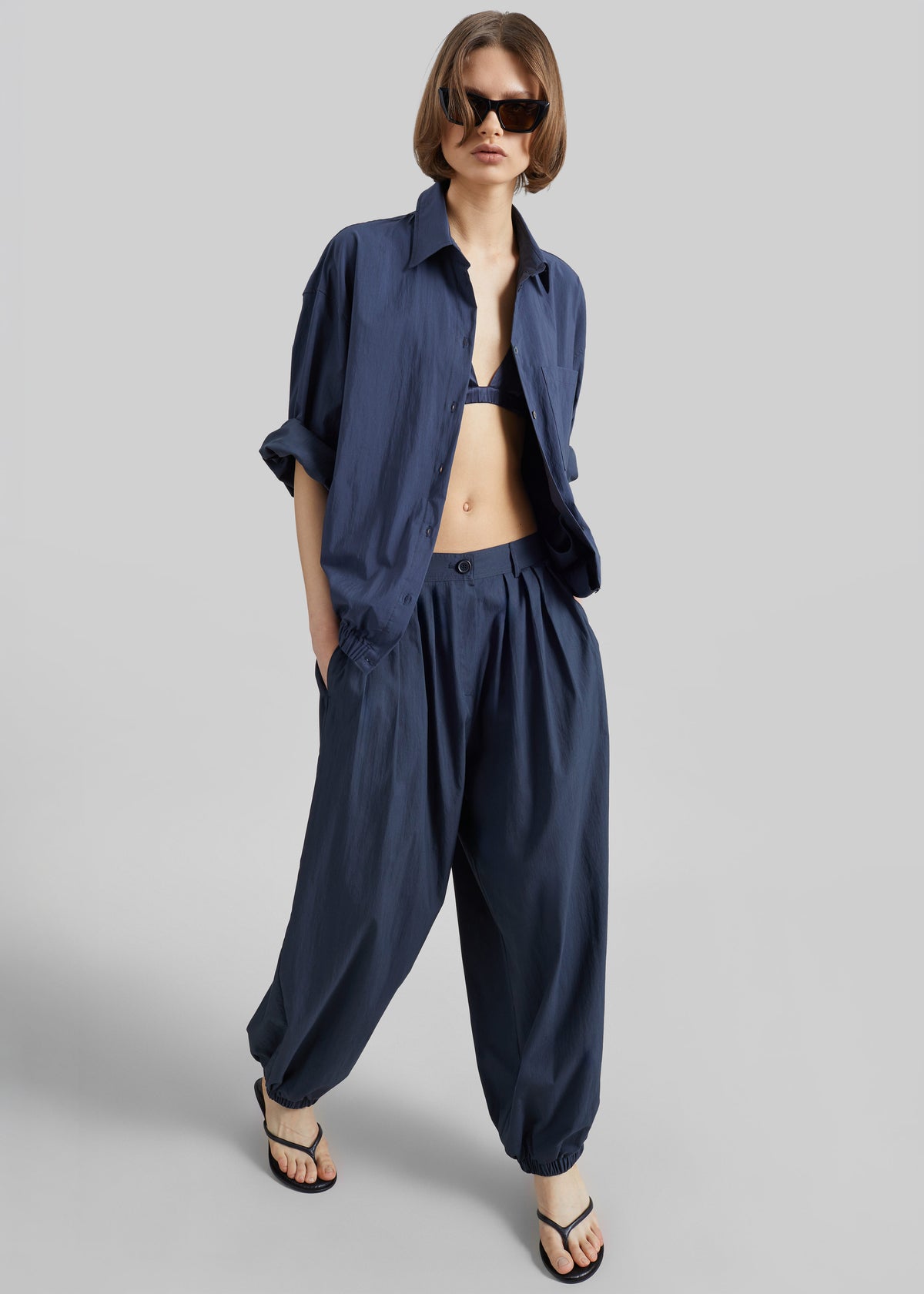 Vannes Balloon Pants - Navy - 6