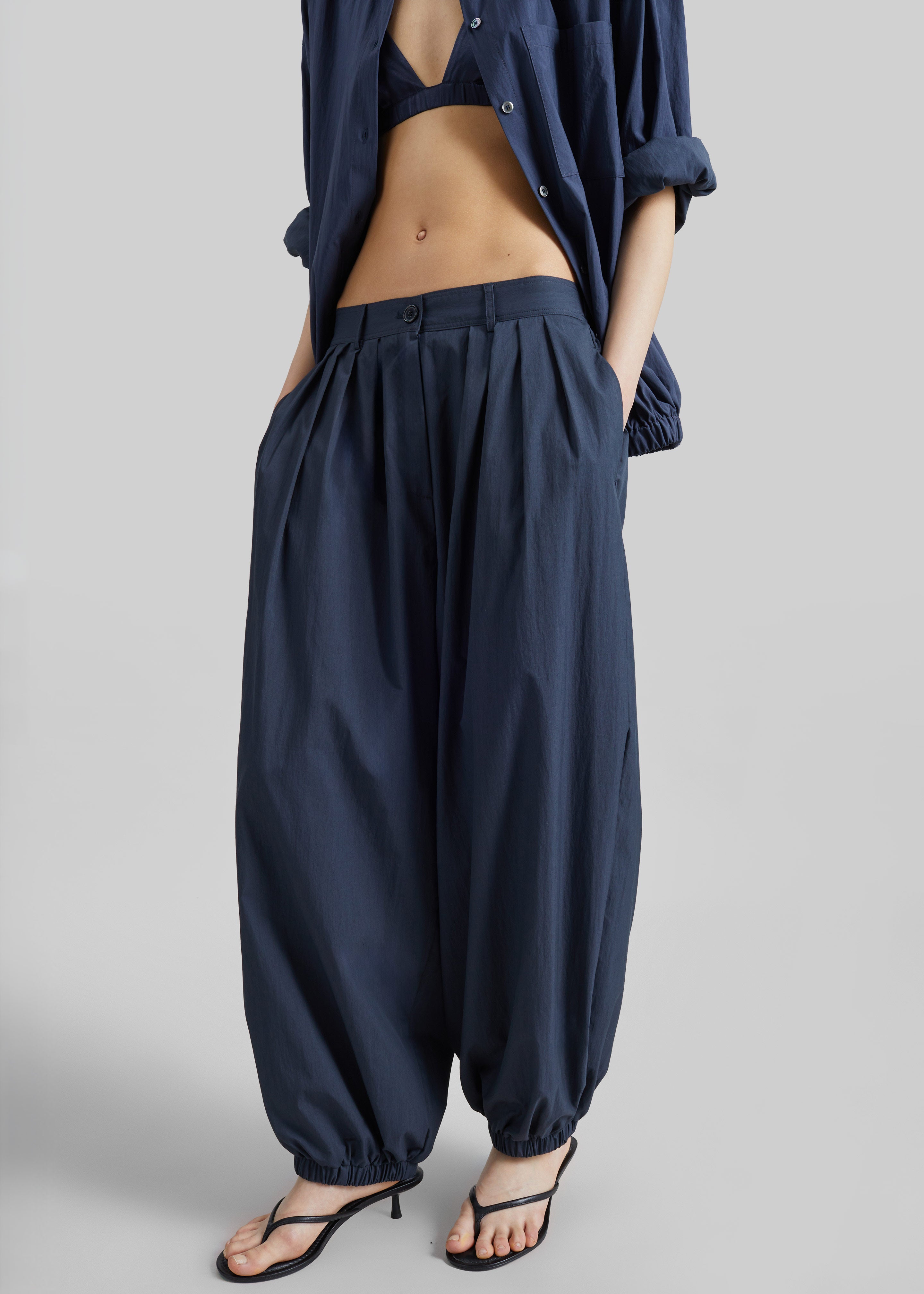 Vannes Balloon Pants - Navy - 2