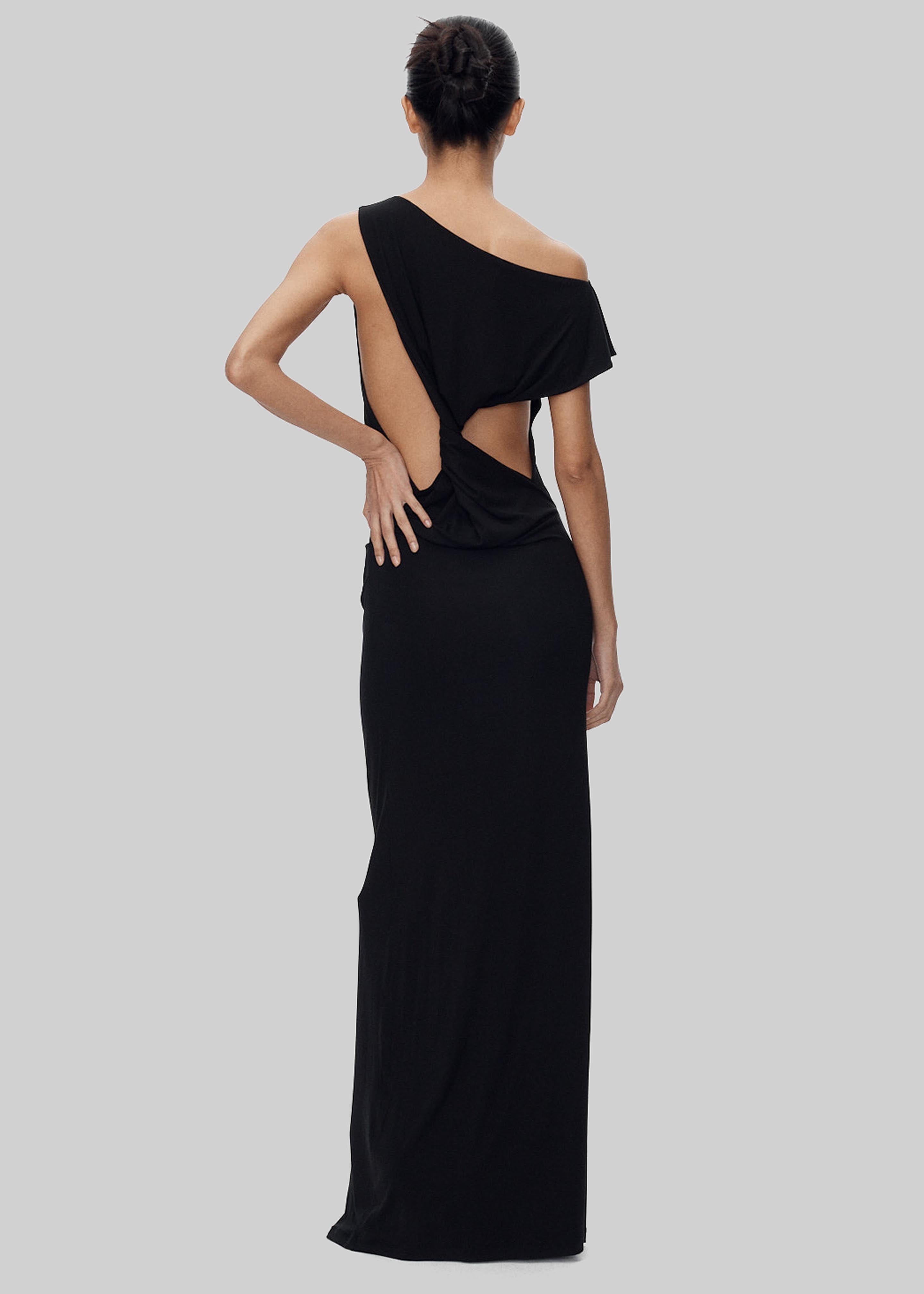 Varena Twisted Cut-Out Maxi Dress - Black The Frankie Shop Varena Twisted Cut-Out Maxi Dress - Black The Frankie Shop