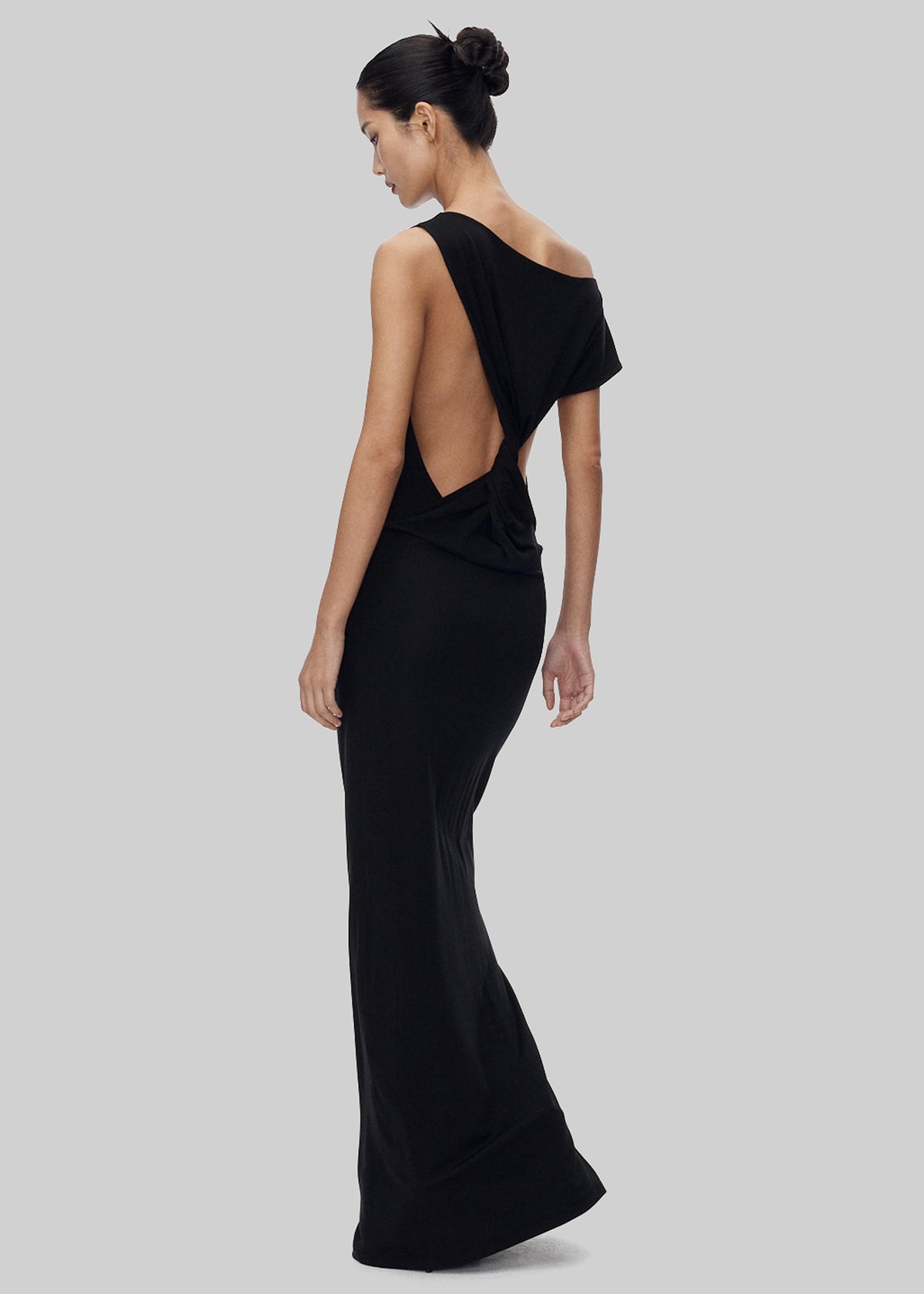 Varena Twisted Cut-Out Maxi Dress - Black Varena Twisted Cut-Out Maxi Dress - Black