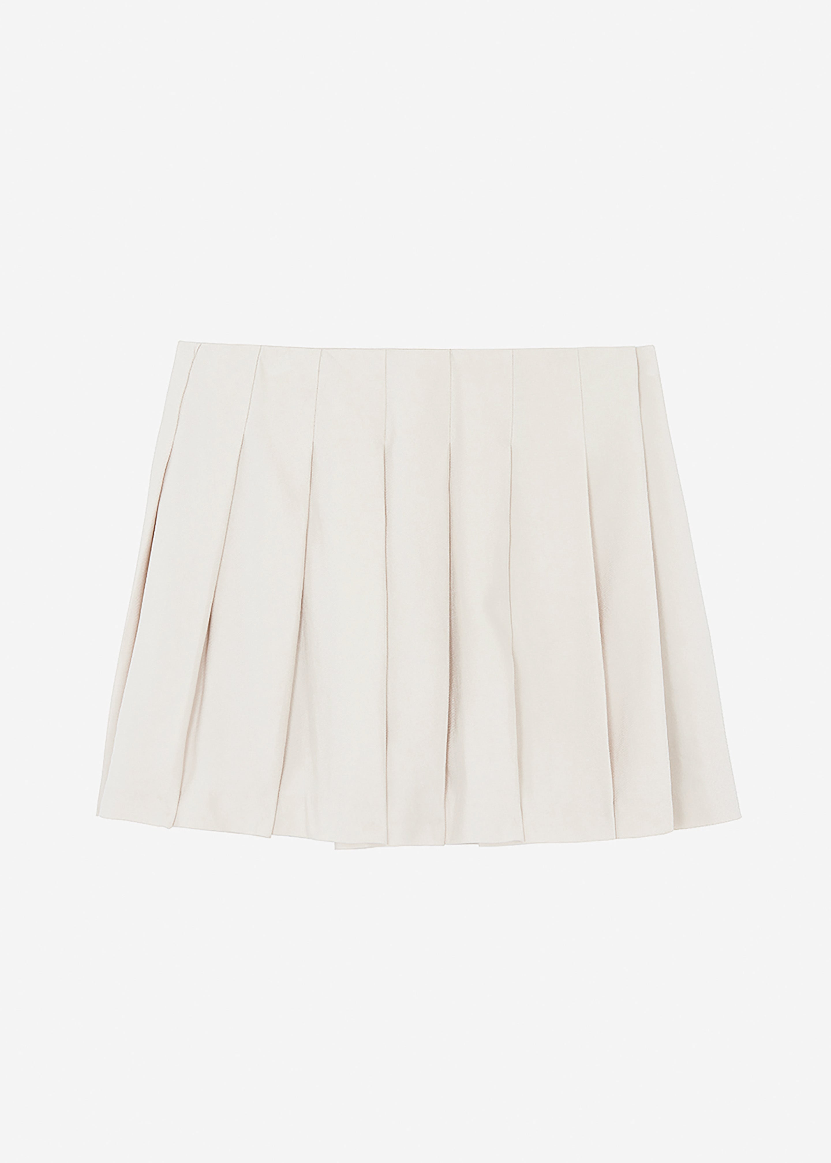 Venus Pleated Skirt - Beige - 11