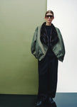 Vera Faux Fur Reversible Short Coat - Brown/Green