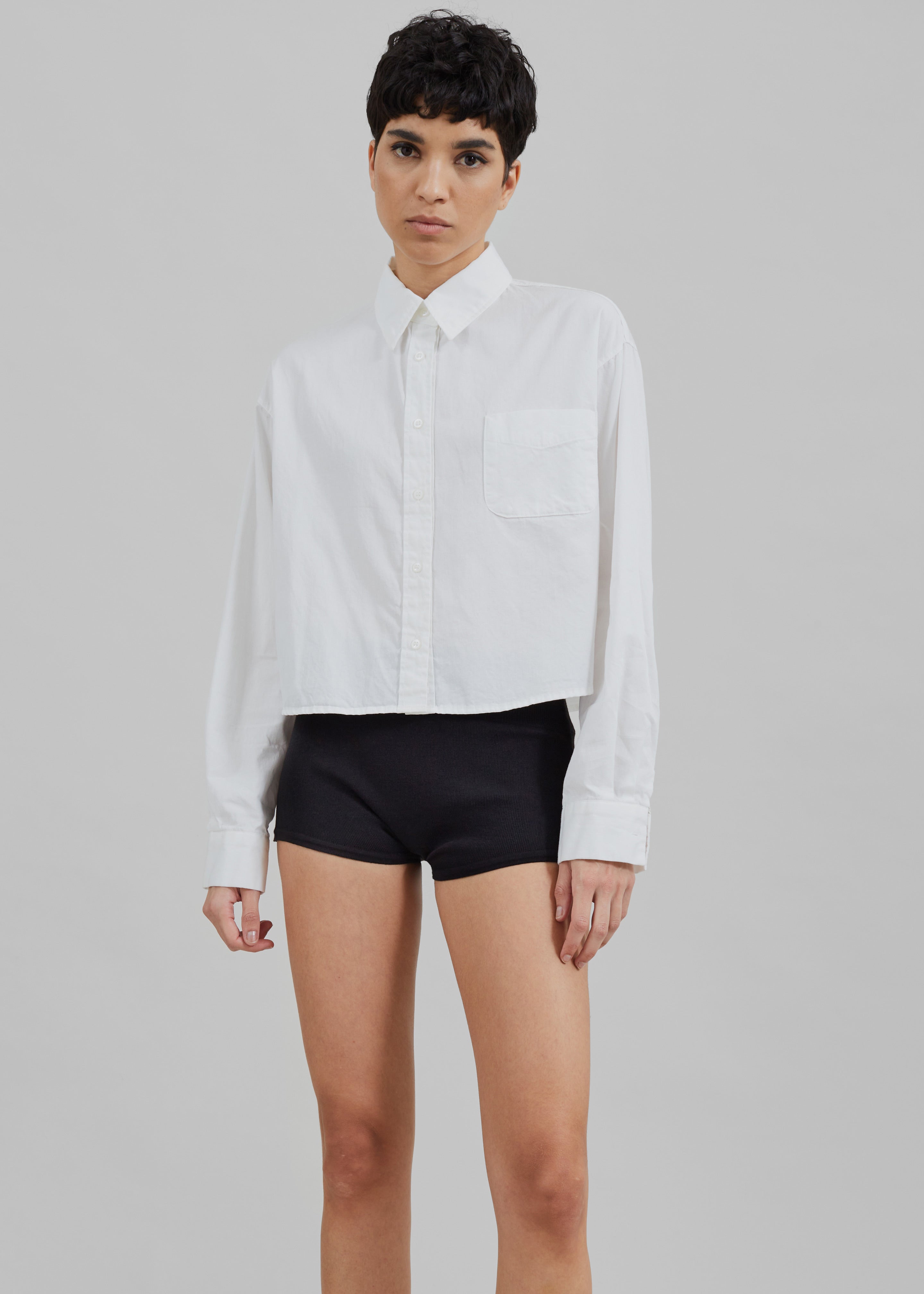 Veronica Mini Knit Shorts - Black - 6