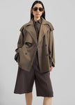 Vesoul Short Trench - Brown