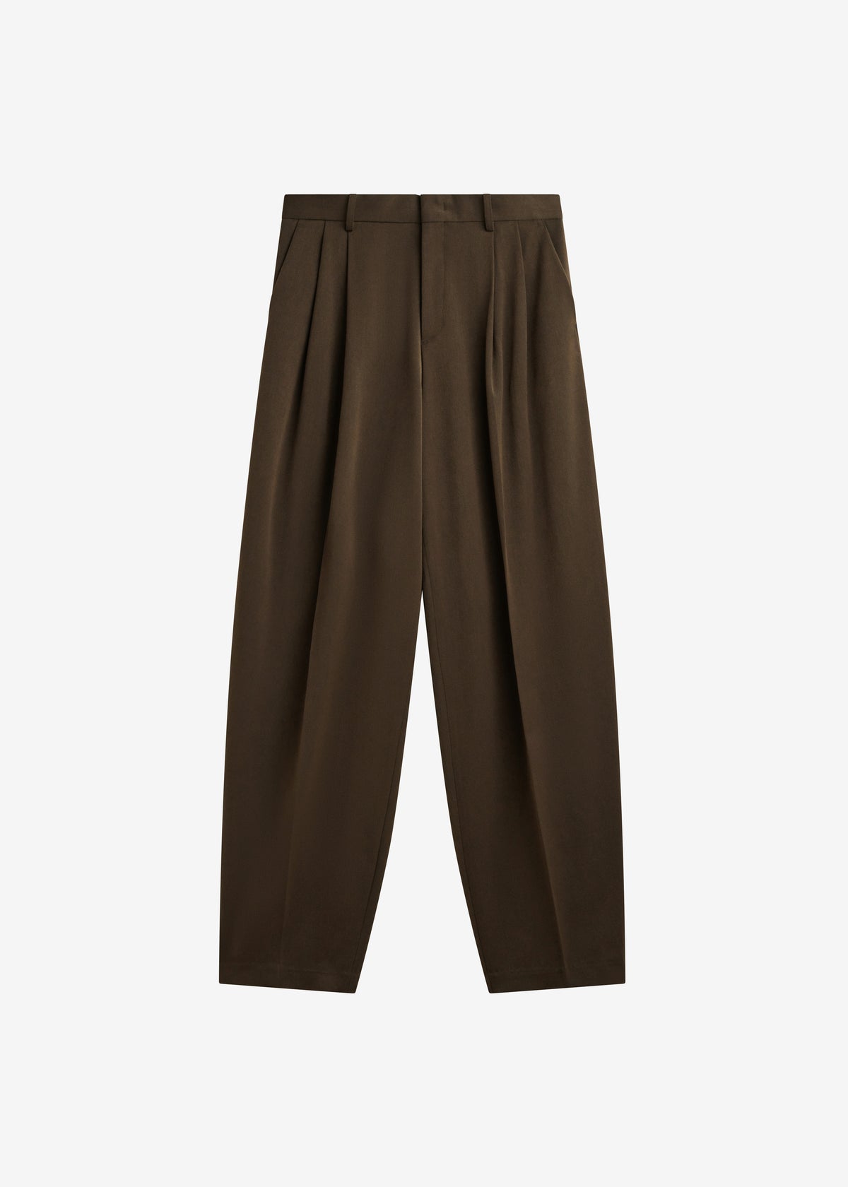 Vester Pleated Trousers - Brown - 11