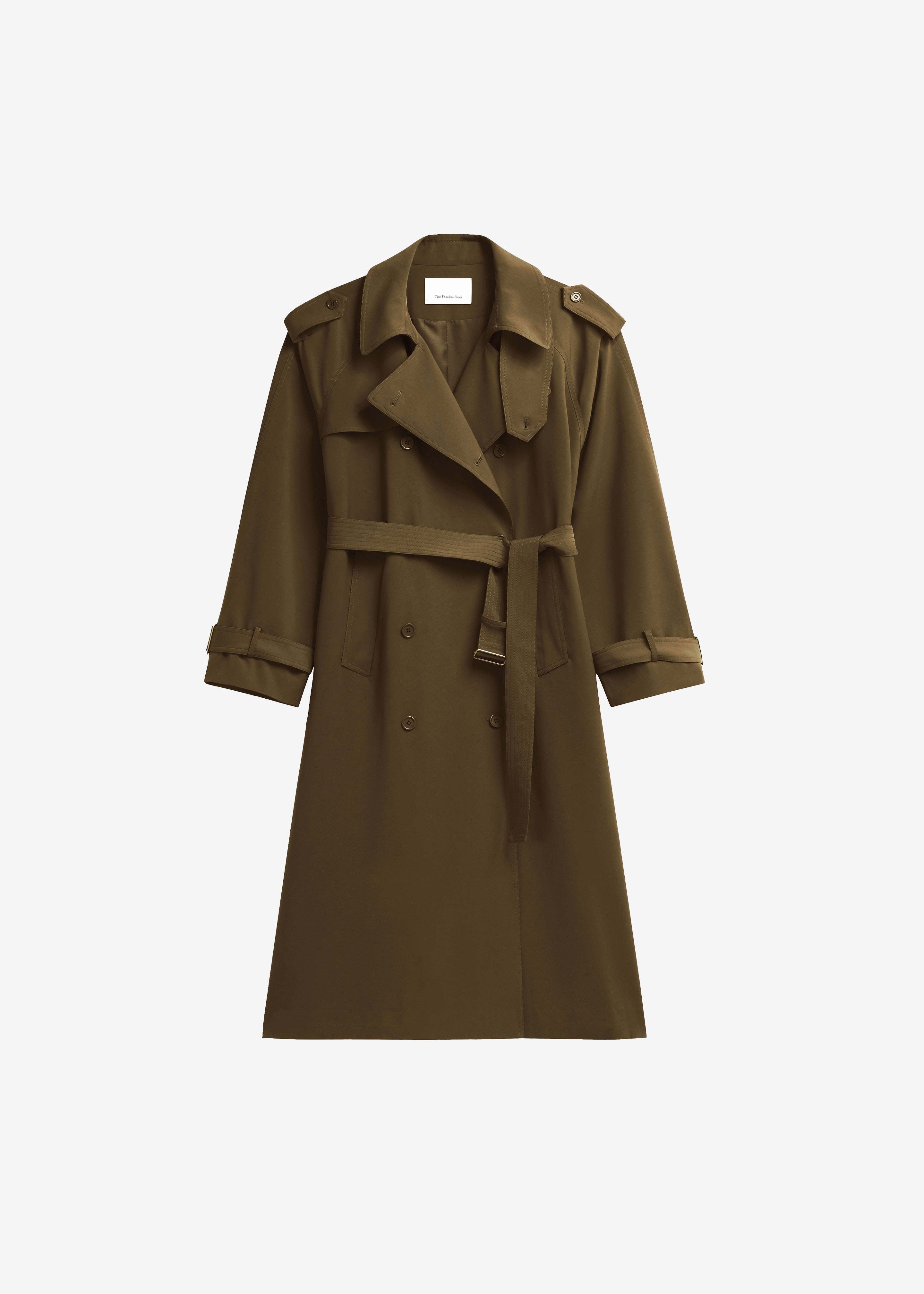 Veyron Trench Coat - Khaki – The Frankie Shop
