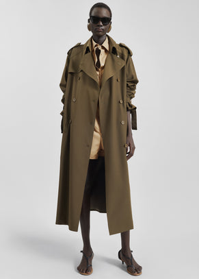 Veyron Trench Coat - Khaki