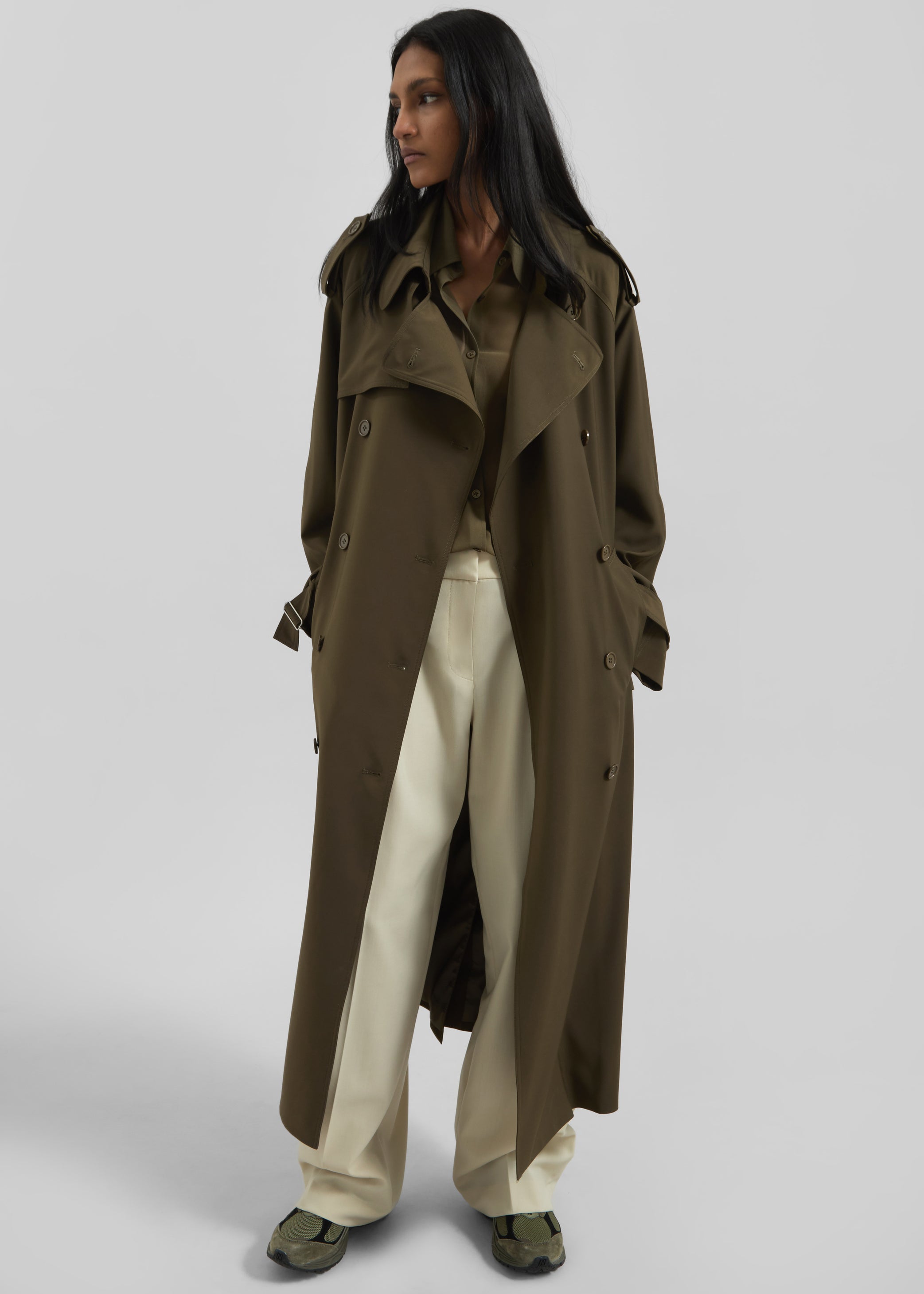 Shop the look image for Veyron Trench Coat - Khaki