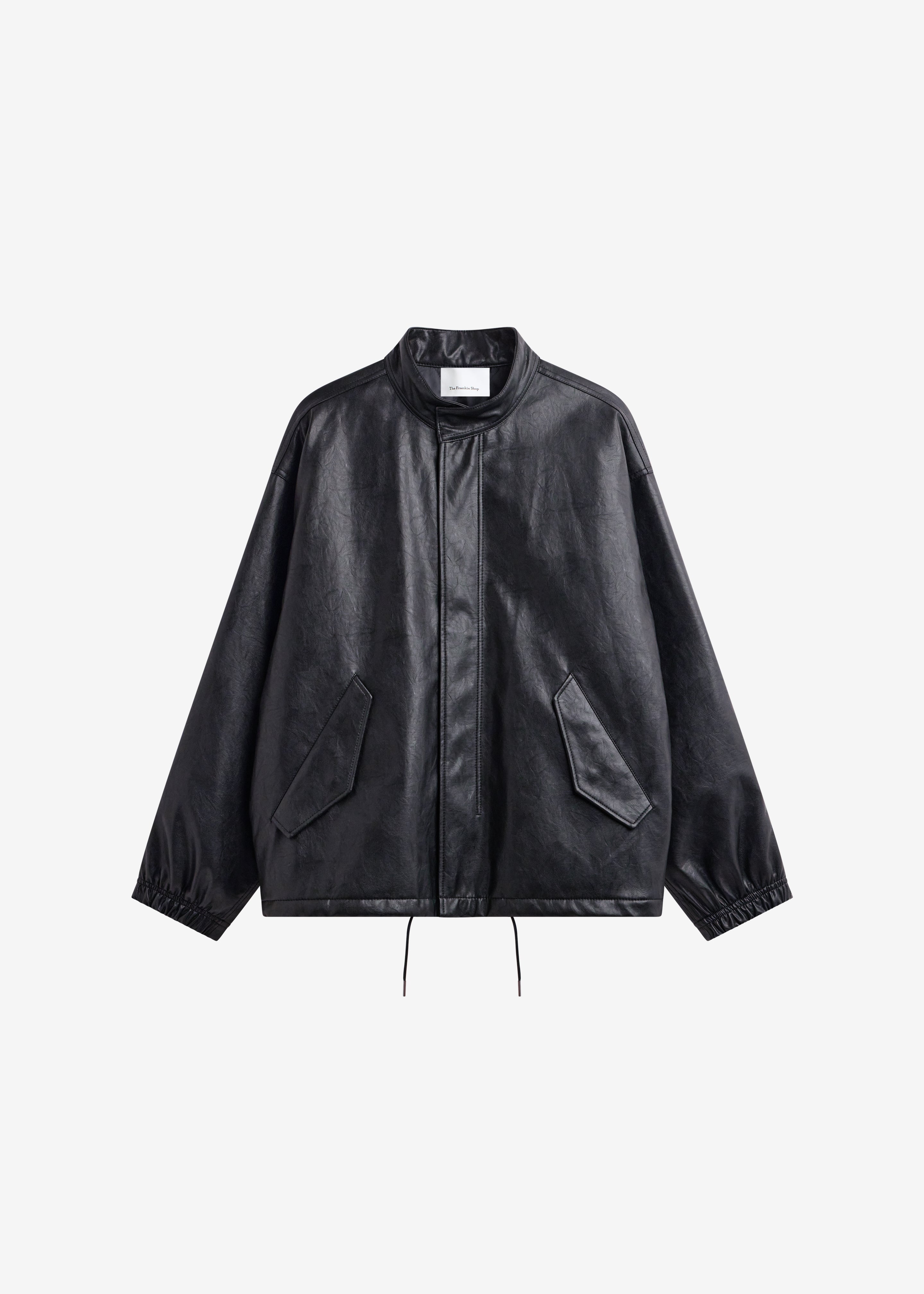 Viborg Faux Leather Jacket - Black - 9