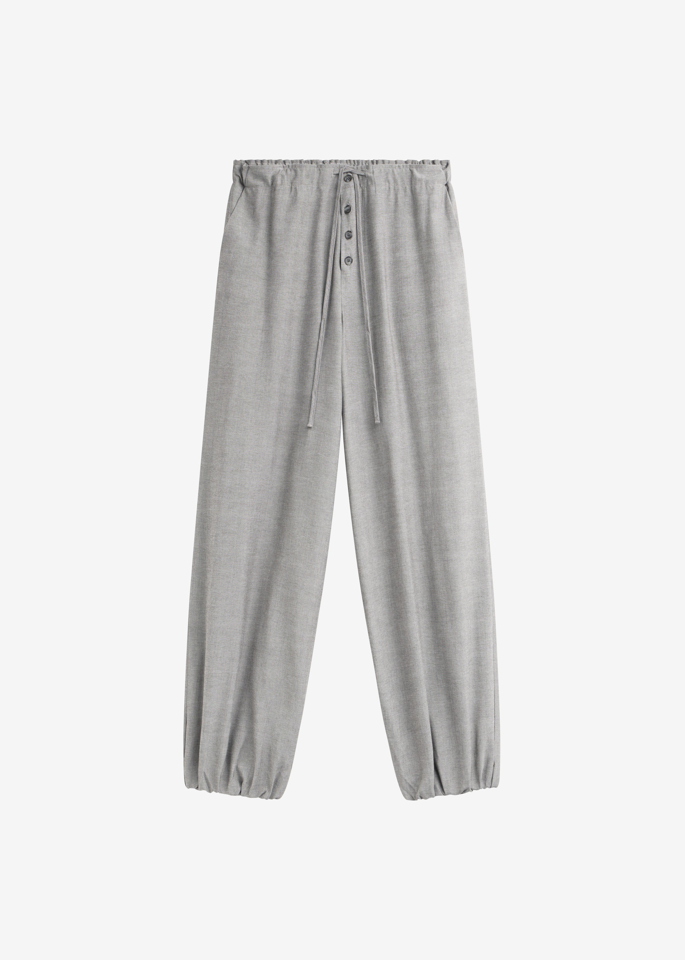 Vimont Balloon Pants - Taupe Melange - 8