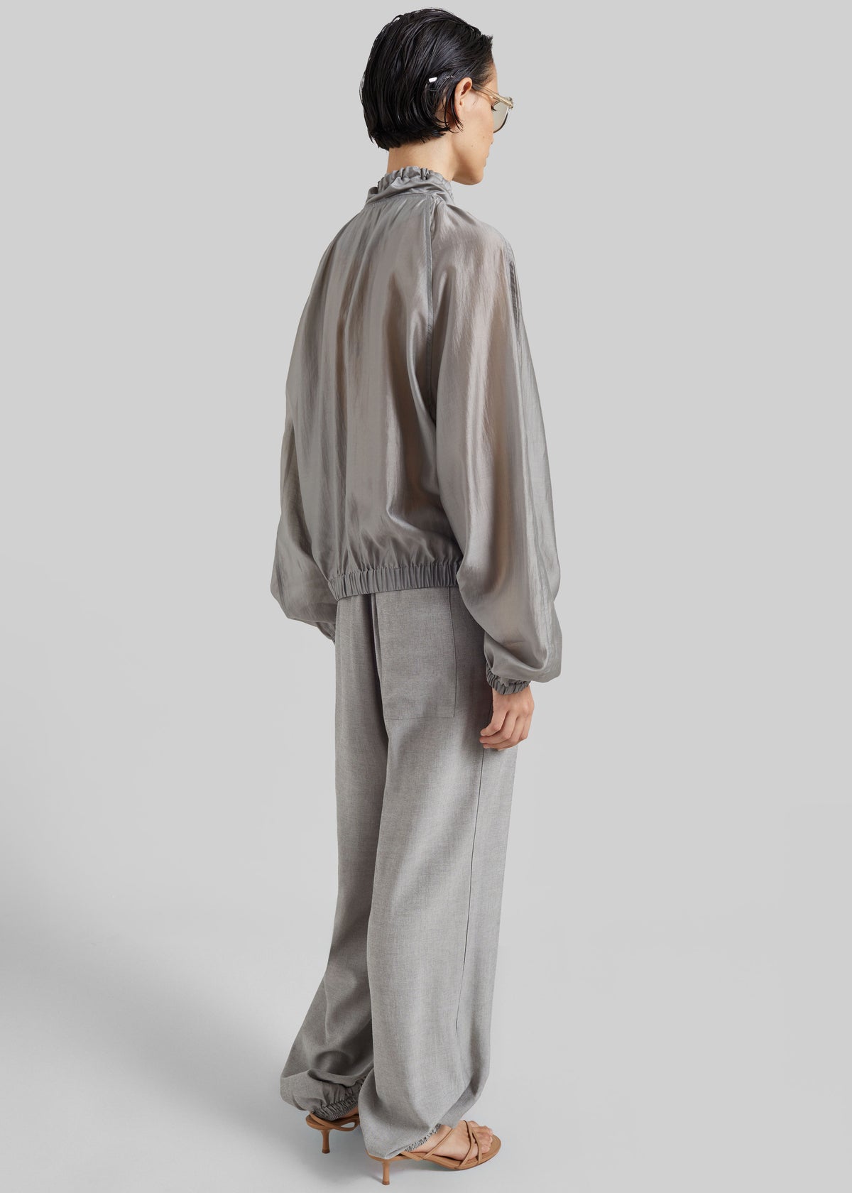 Vimont Balloon Pants - Taupe Melange - 7
