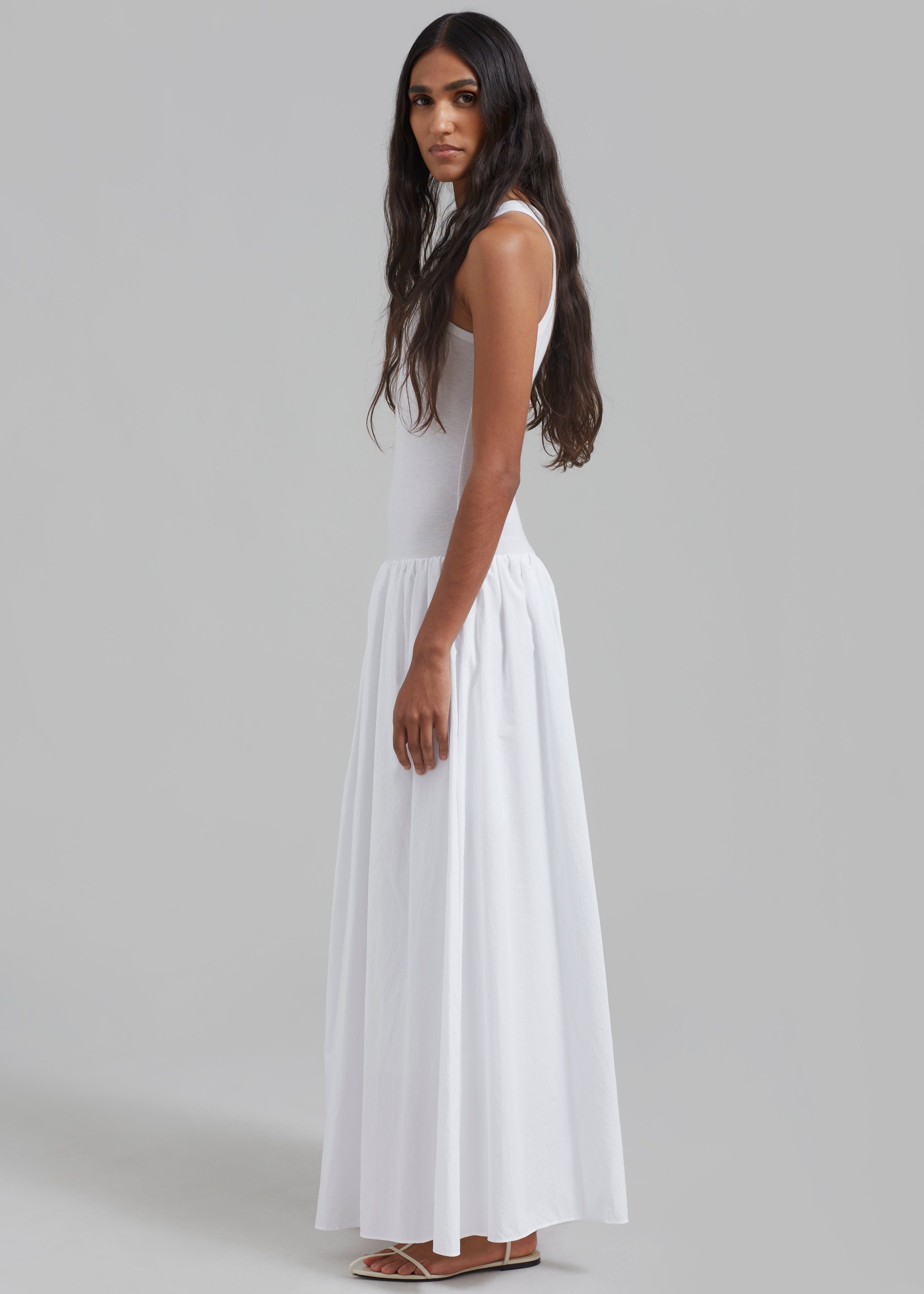 Violette Ballerina Maxi Dress - White - 5