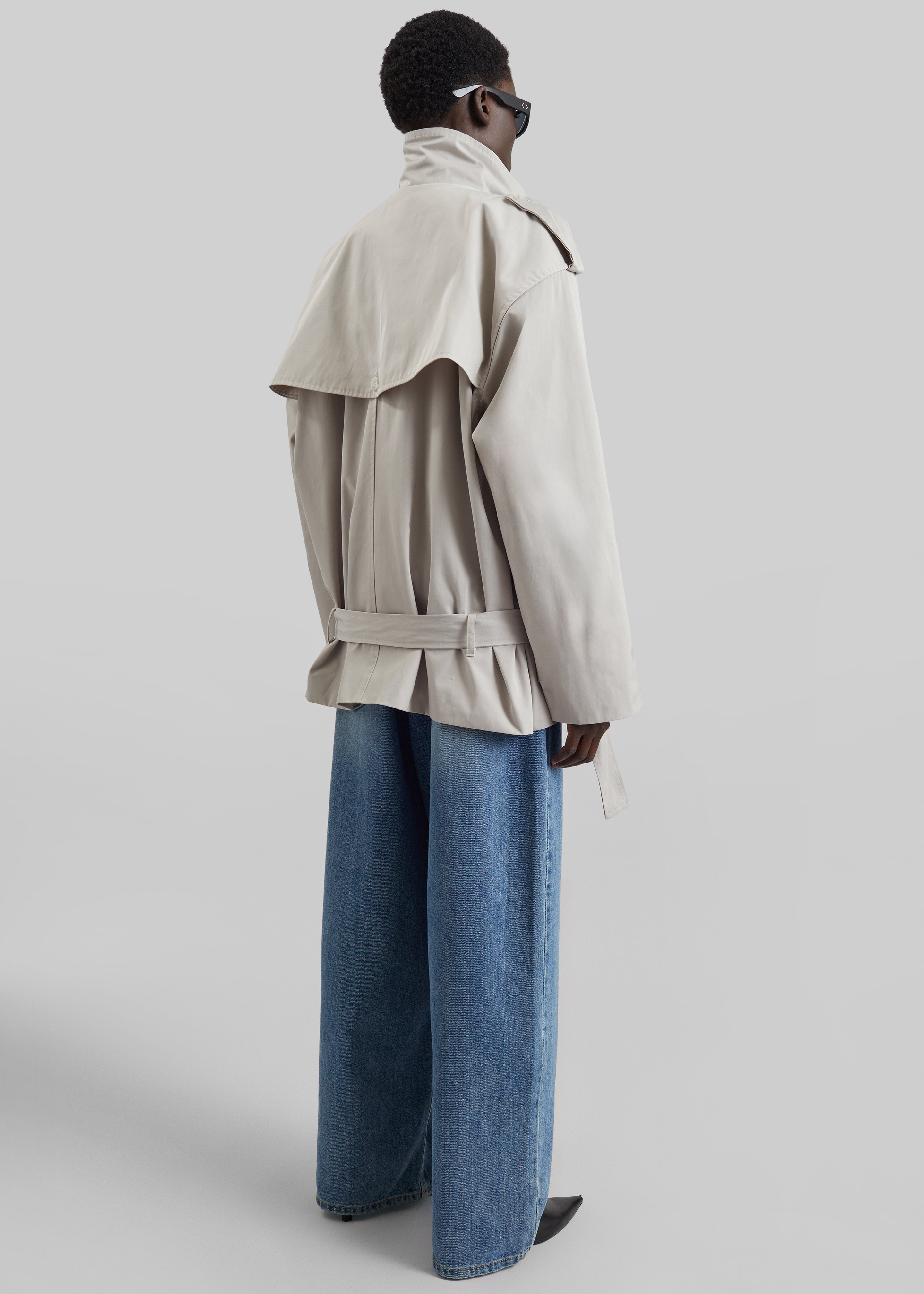 Virar Short Trench - Ice Grey - 6