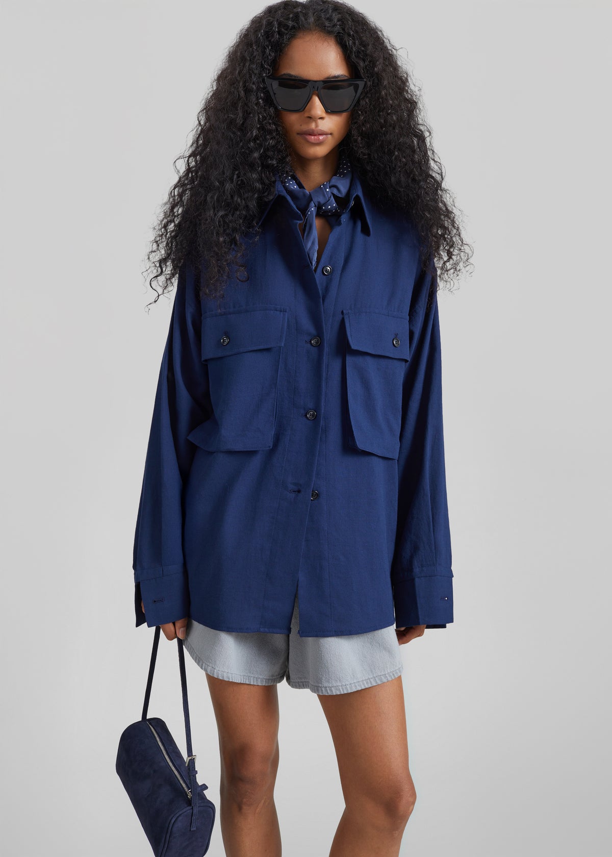 Vito Utility Shirt - Navy