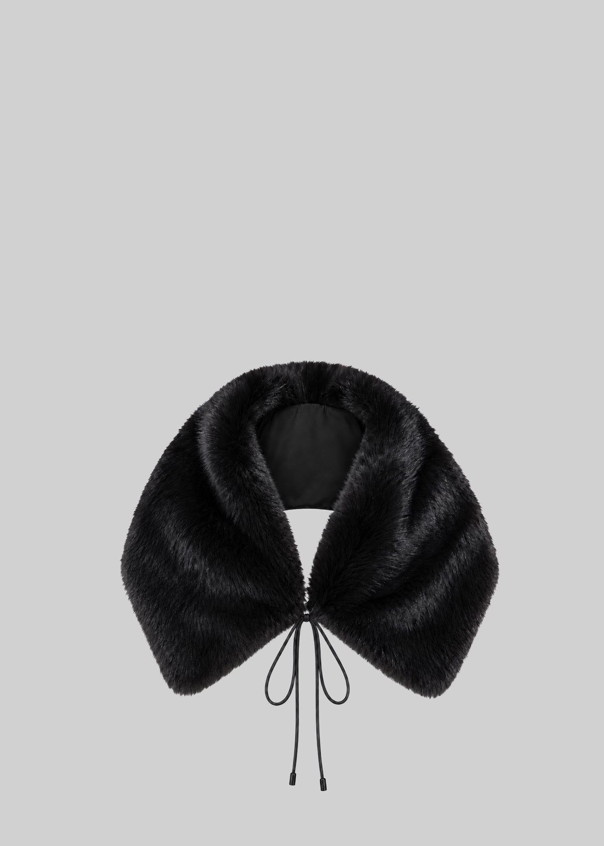 Vivien Faux Fur Scarf - Black