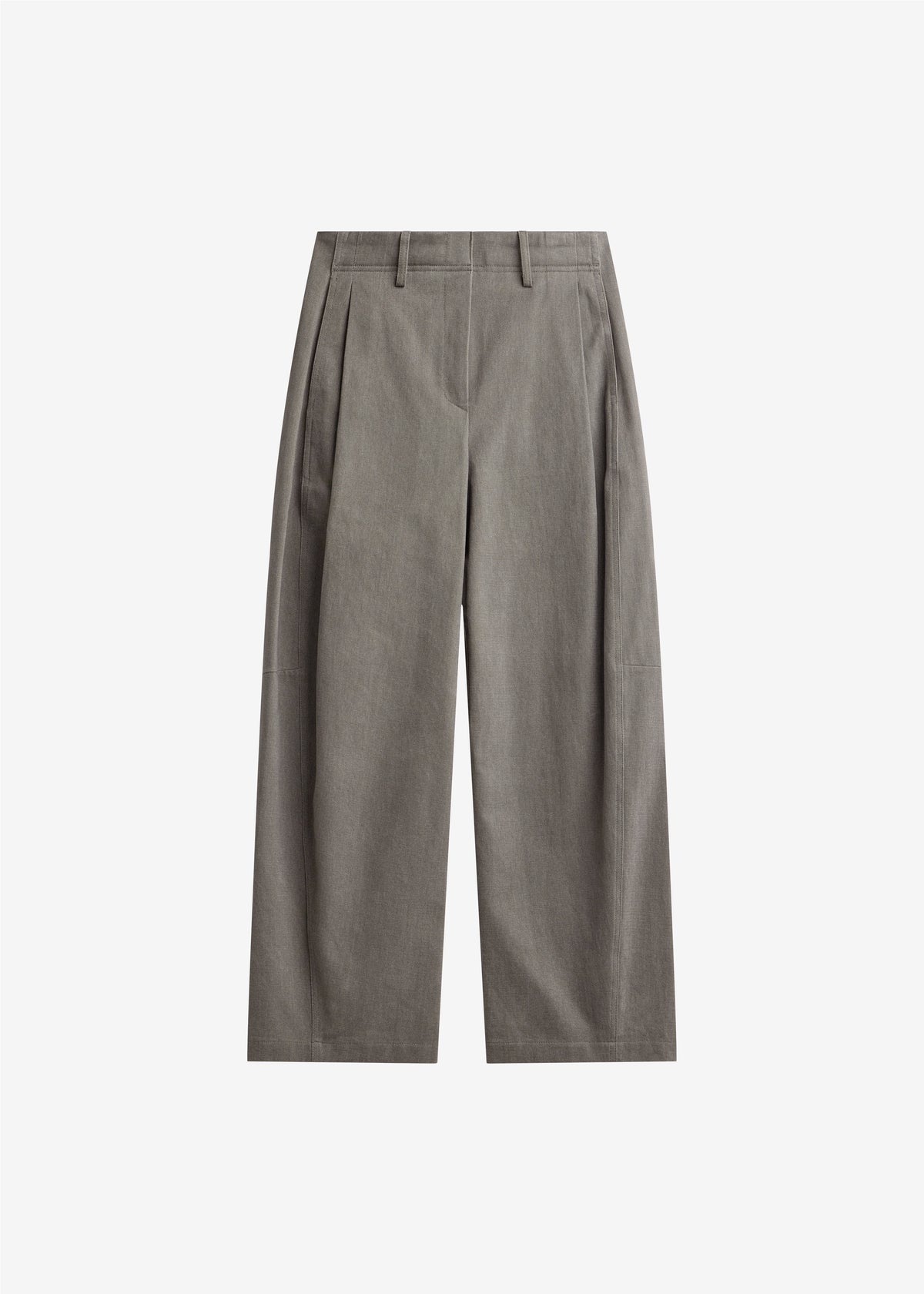 Vora Barrel-Leg Pants - Grey - 9