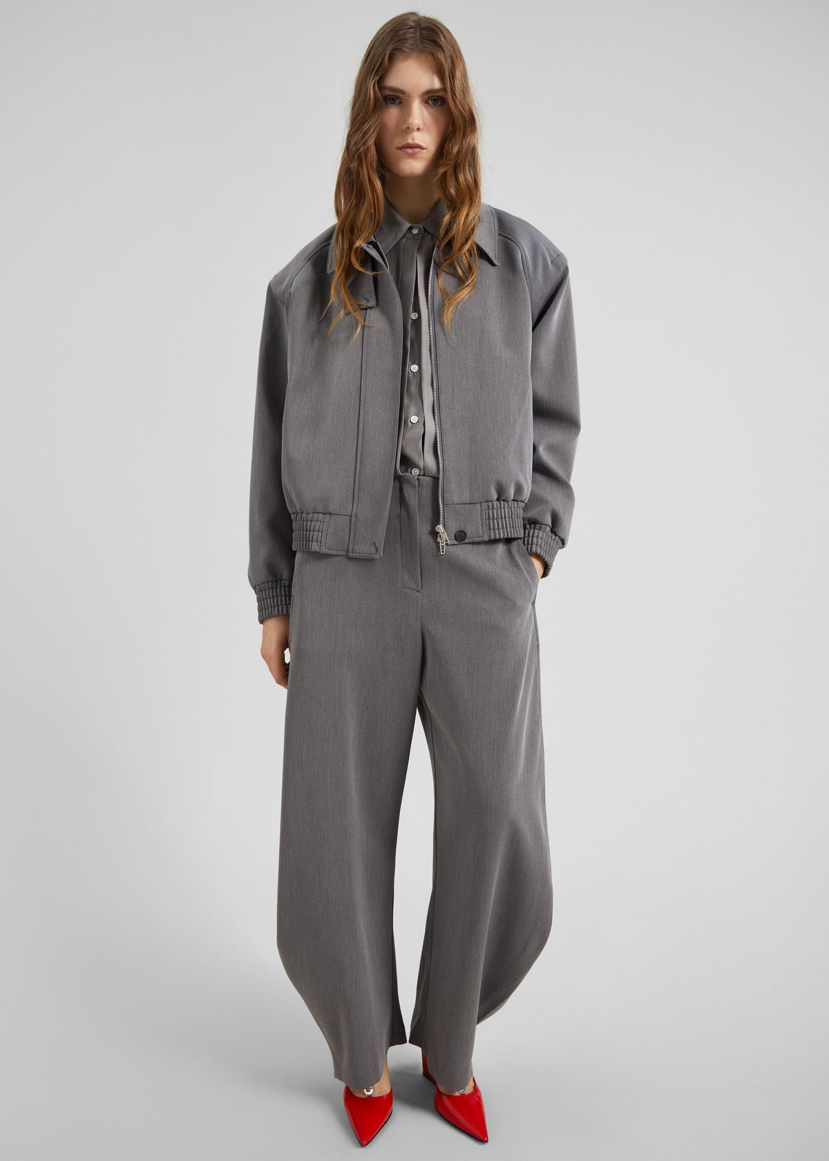 Vosges Barrel Leg Pants - Grey Vosges Barrel Leg Pants - Grey