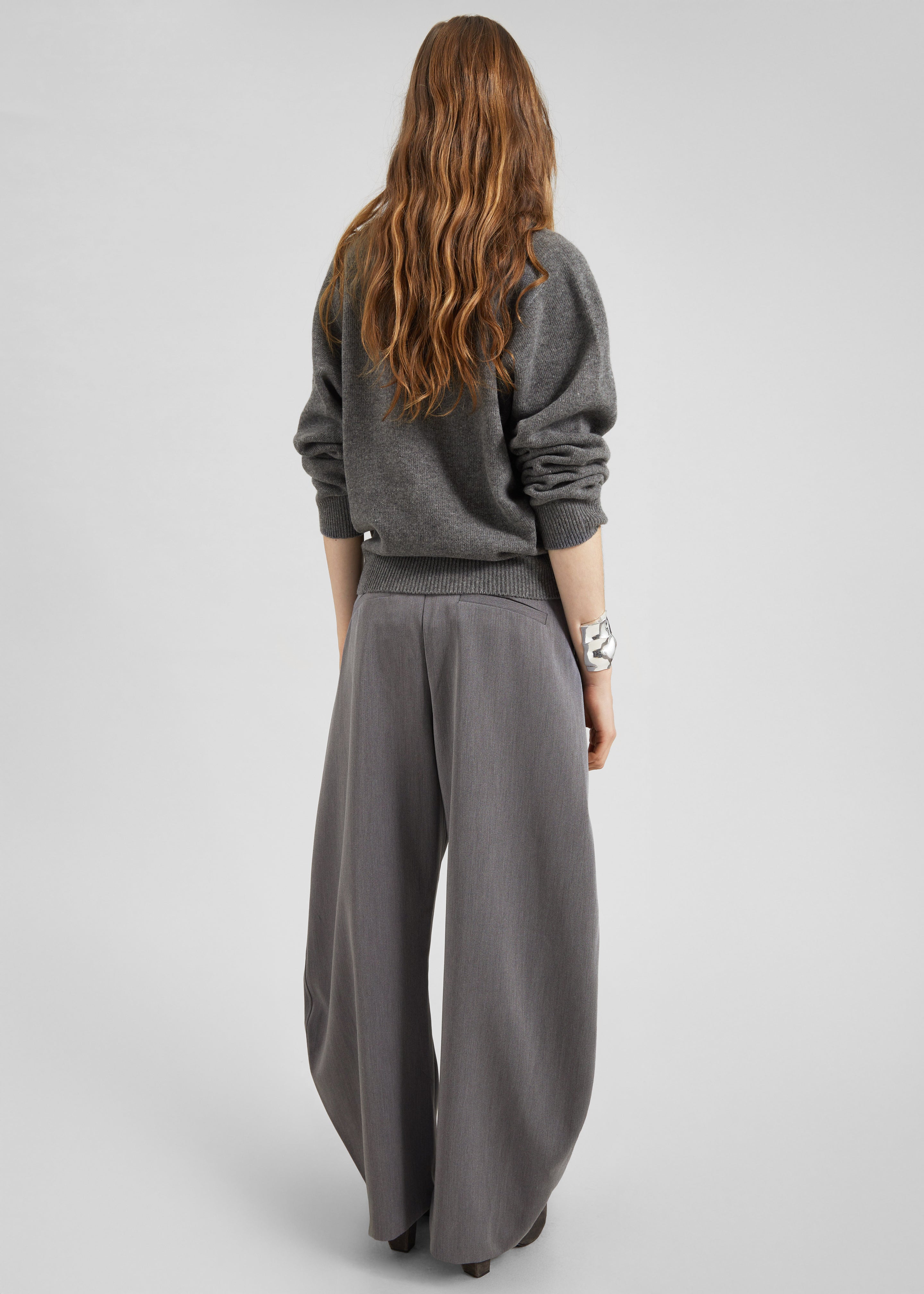 Vosges Barrel Leg Pants - Grey – The Frankie Shop