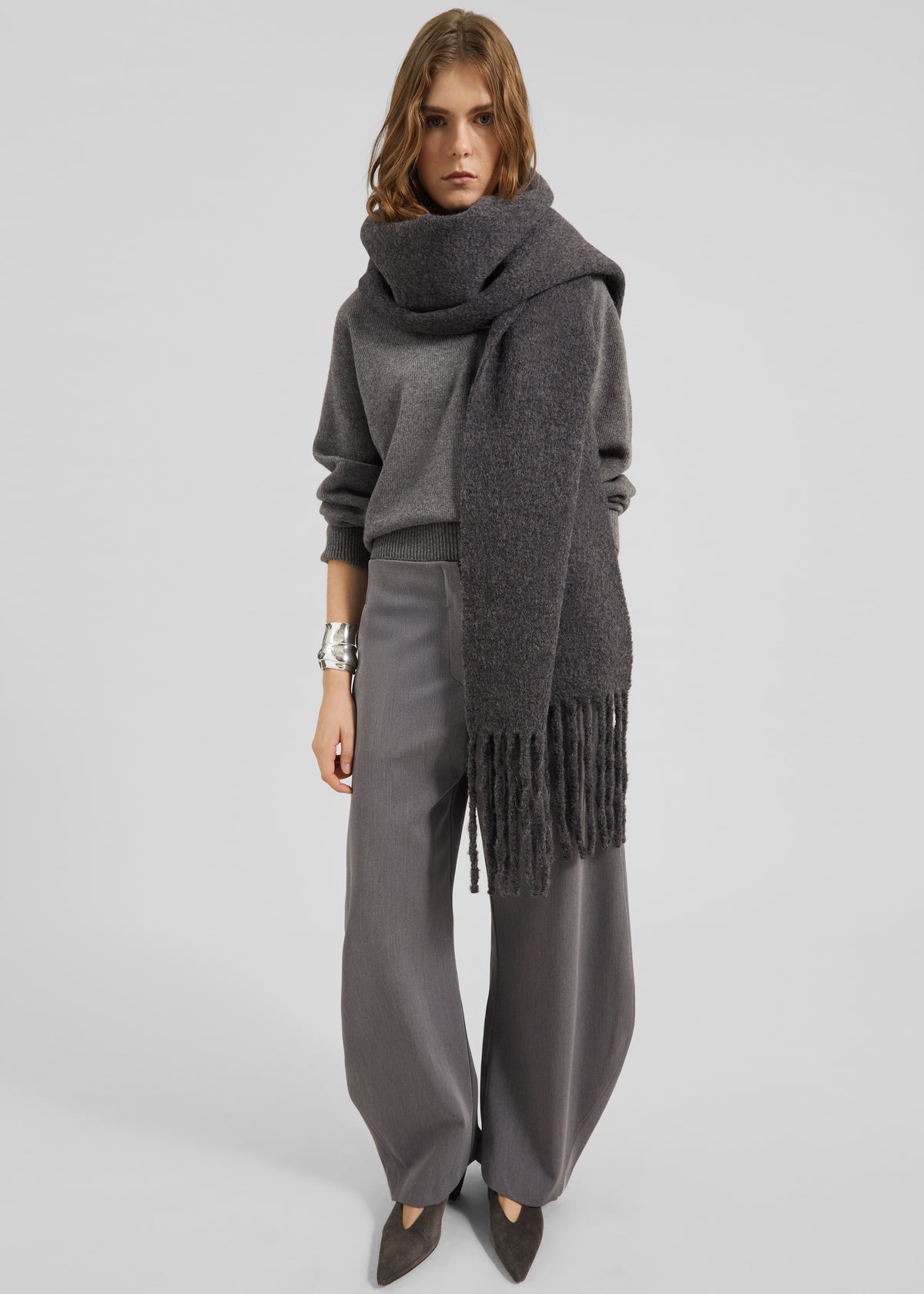 Vosges Barrel Leg Pants - Grey - 1