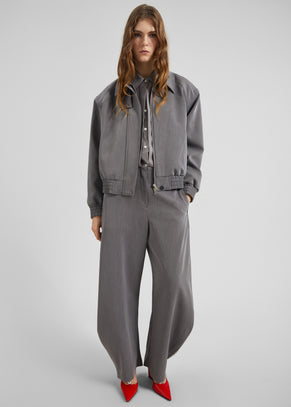 Vosges Padded Blouson Jacket - Grey