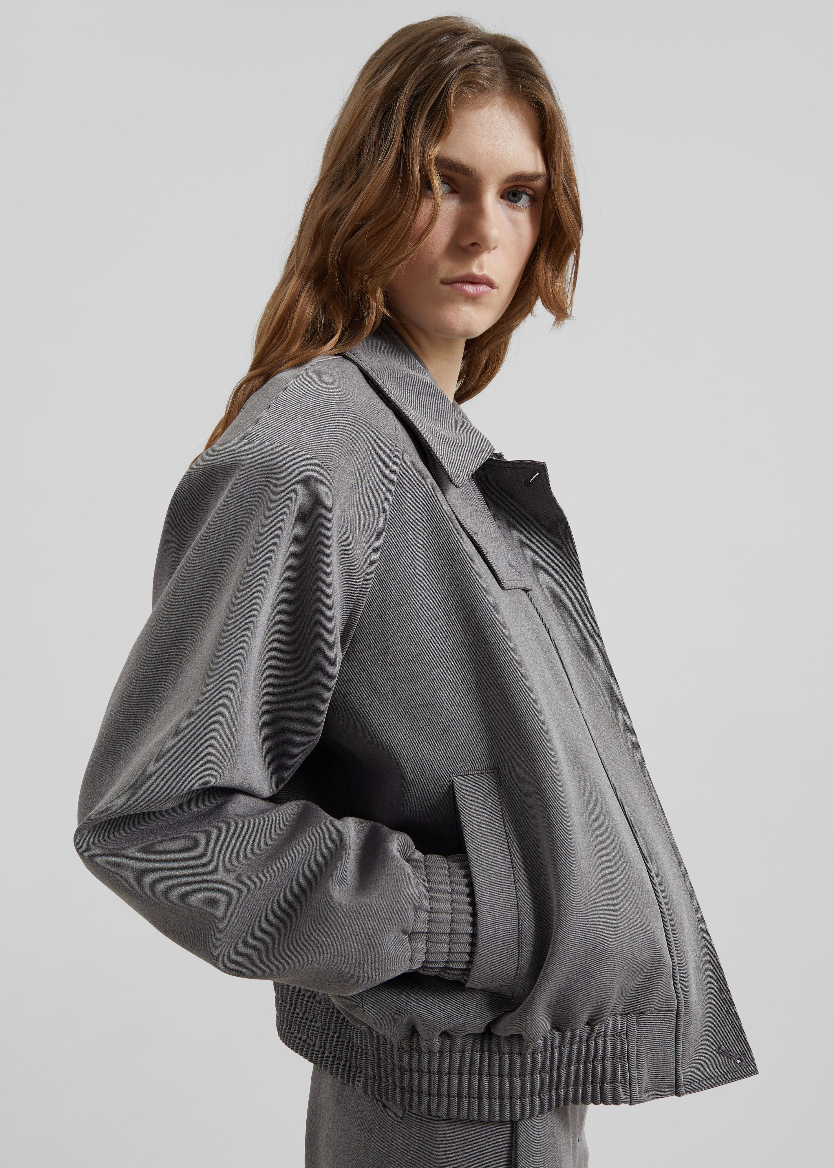 ジャケット・アウター th products Padded Volumed Blouson Gray Vosges Padded Blouson Jacket - Grey – The Frankie Shop