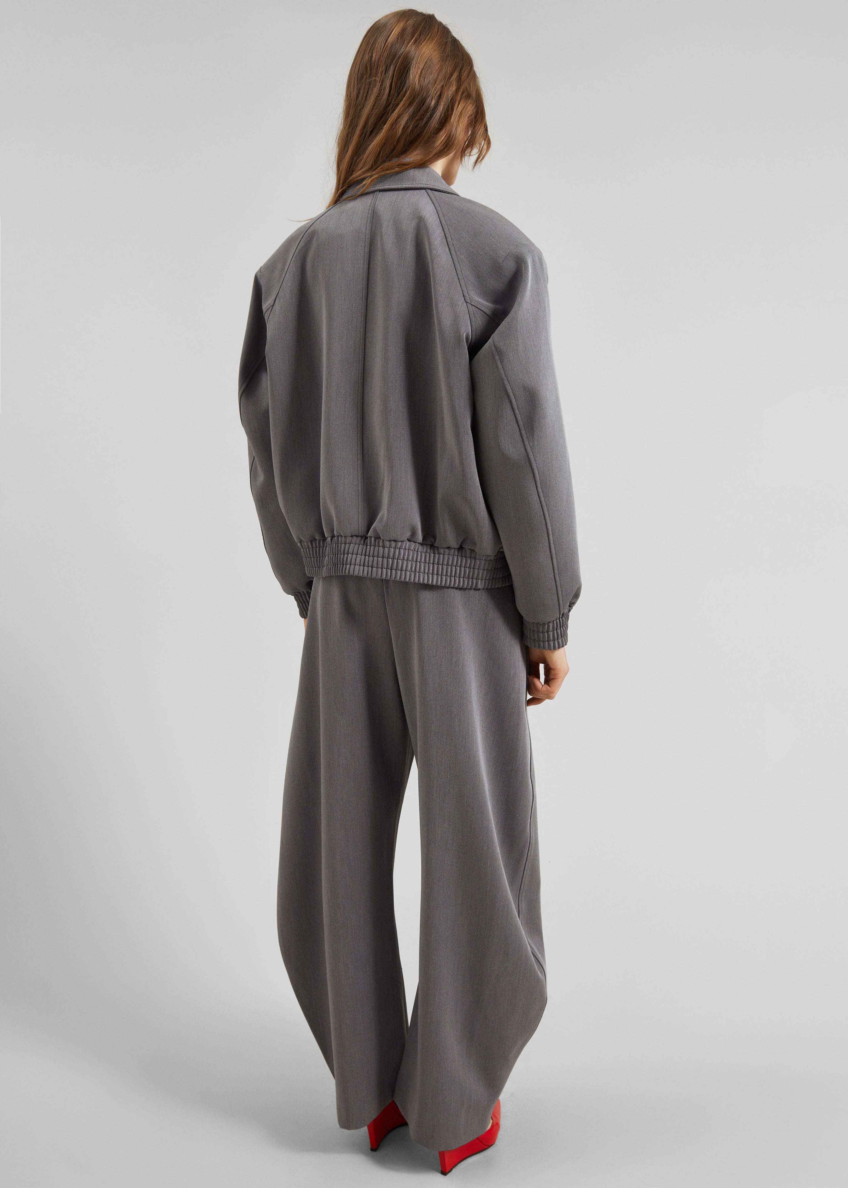 Vosges Padded Blouson Jacket - Grey – The Frankie Shop