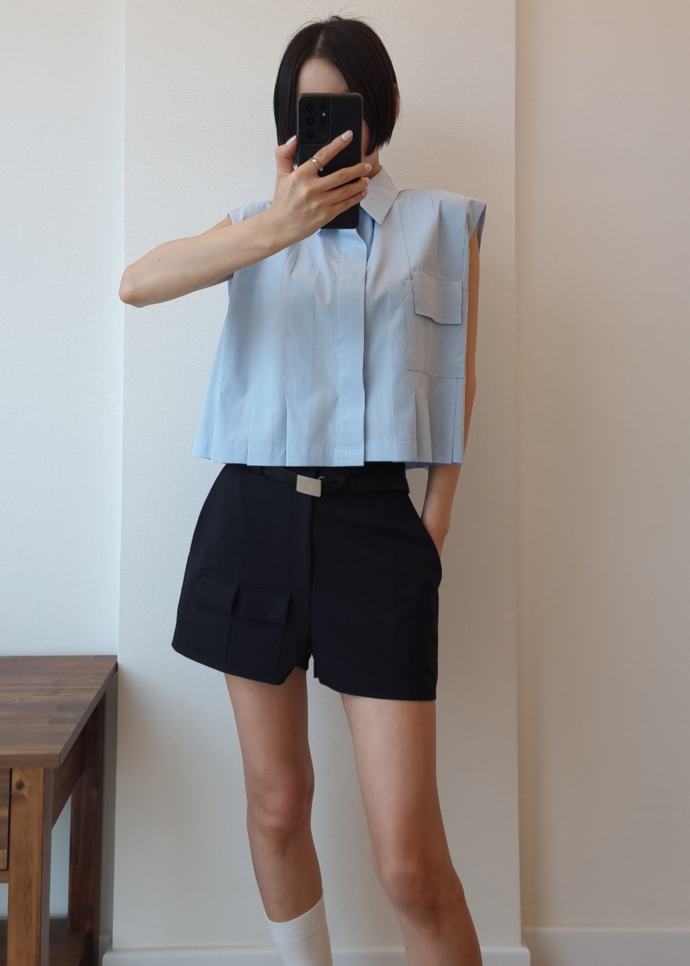 Wendy Mini Shorts - Navy - 6