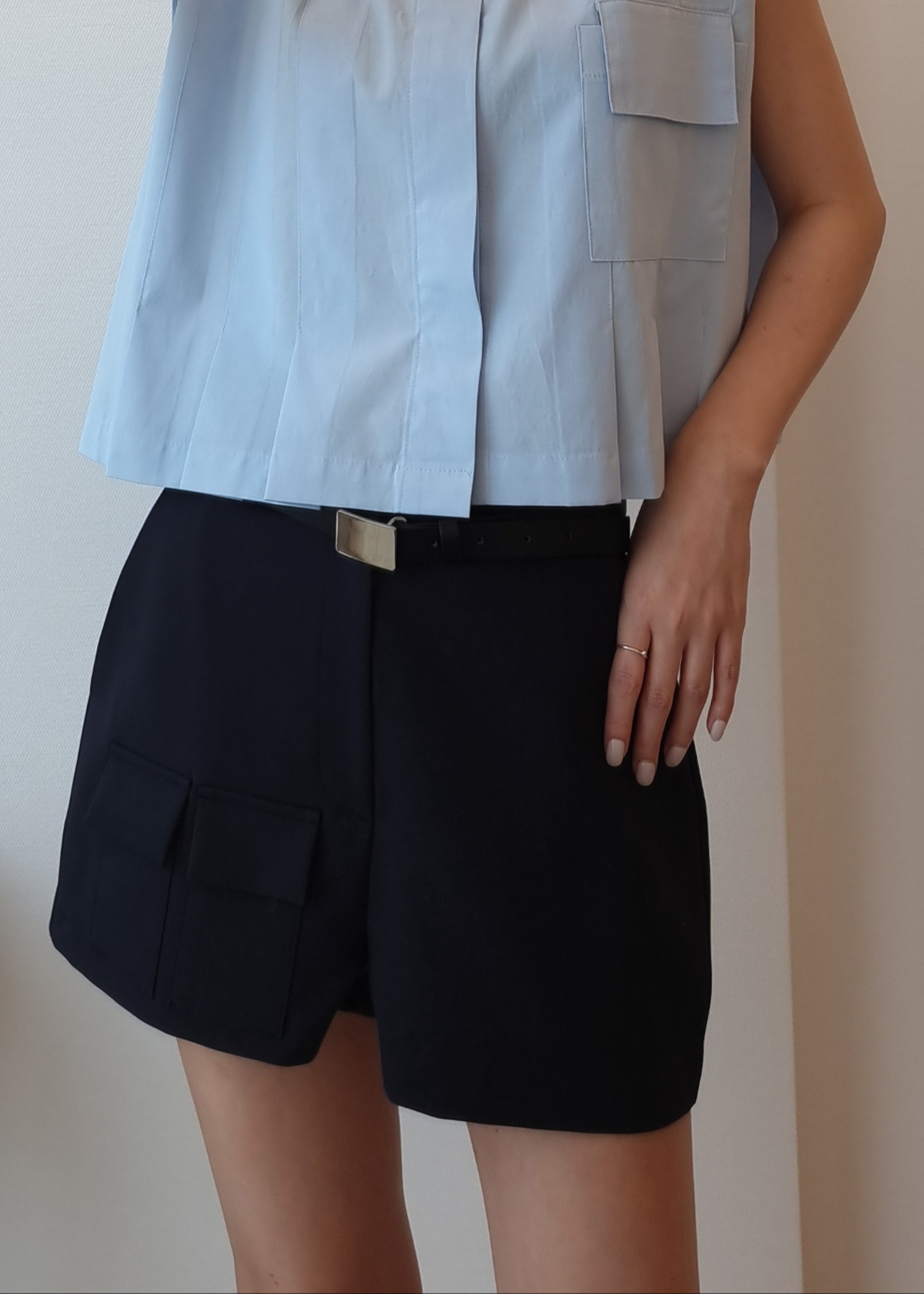 Wendy Mini Shorts - Navy - 8