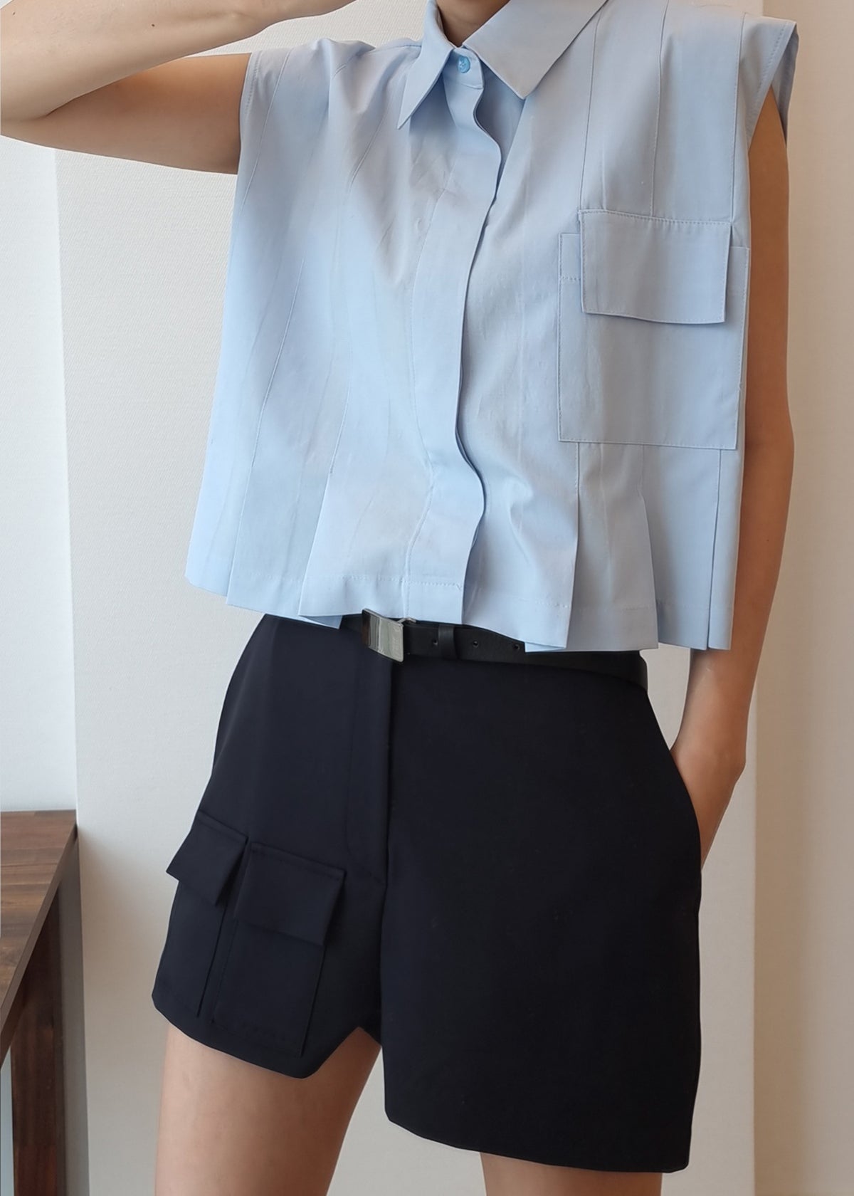 Wendy Mini Shorts - Navy - 3