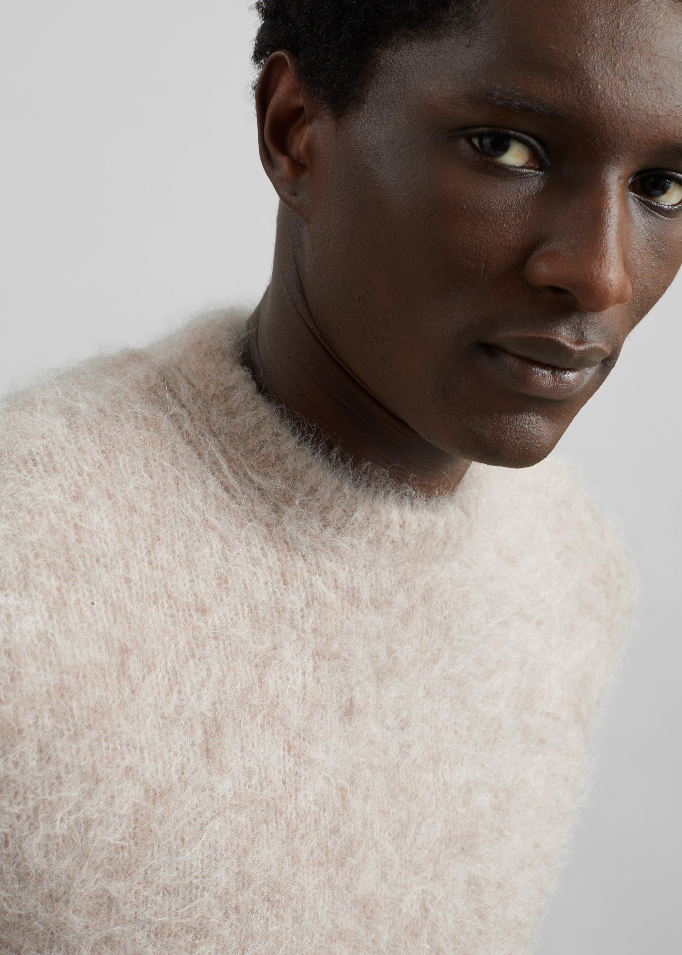 Willy Alpaca Knit Sweater - Beige - 7 - [gender-male]