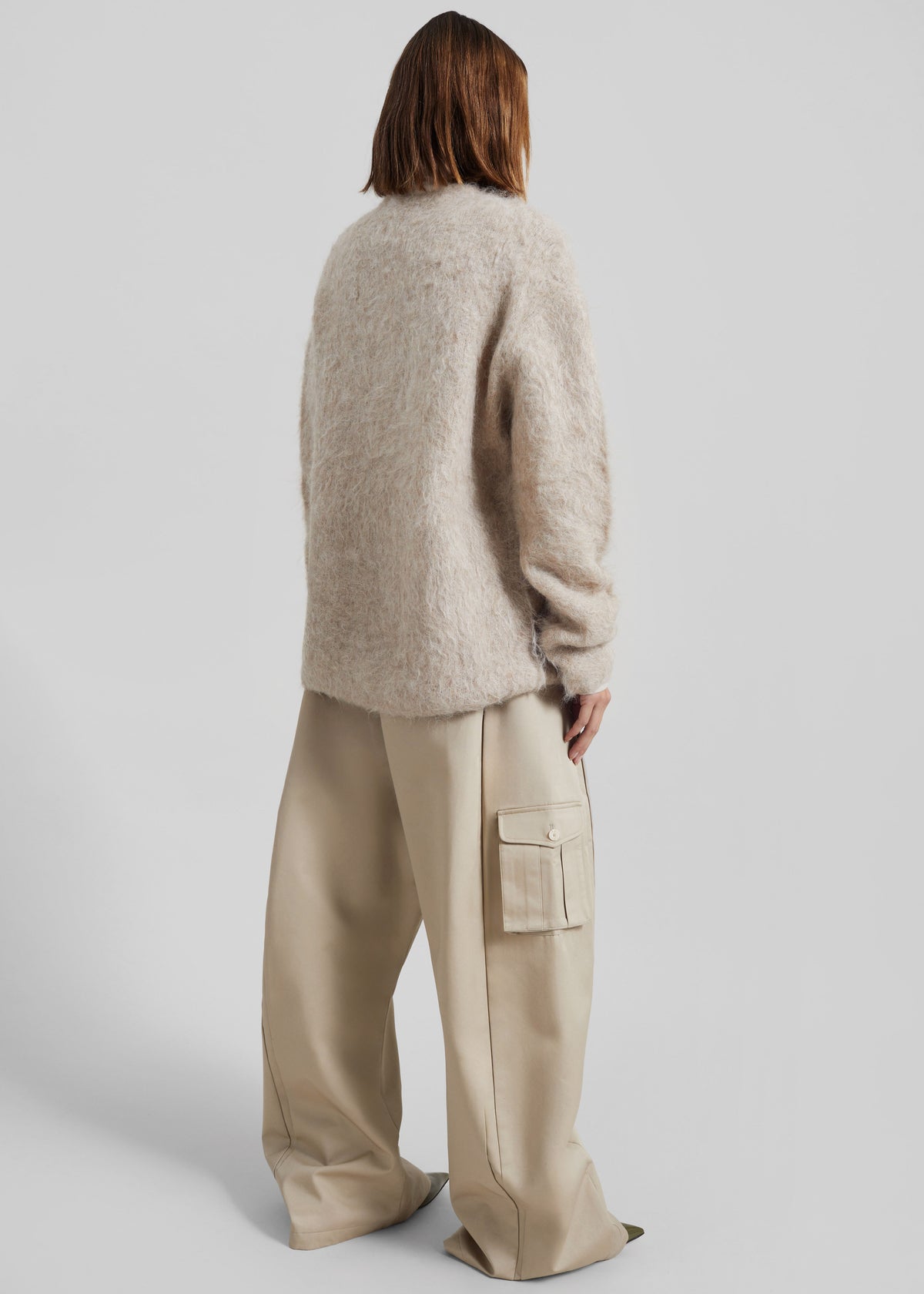 Willy Alpaca Knit Sweater - Beige - 5