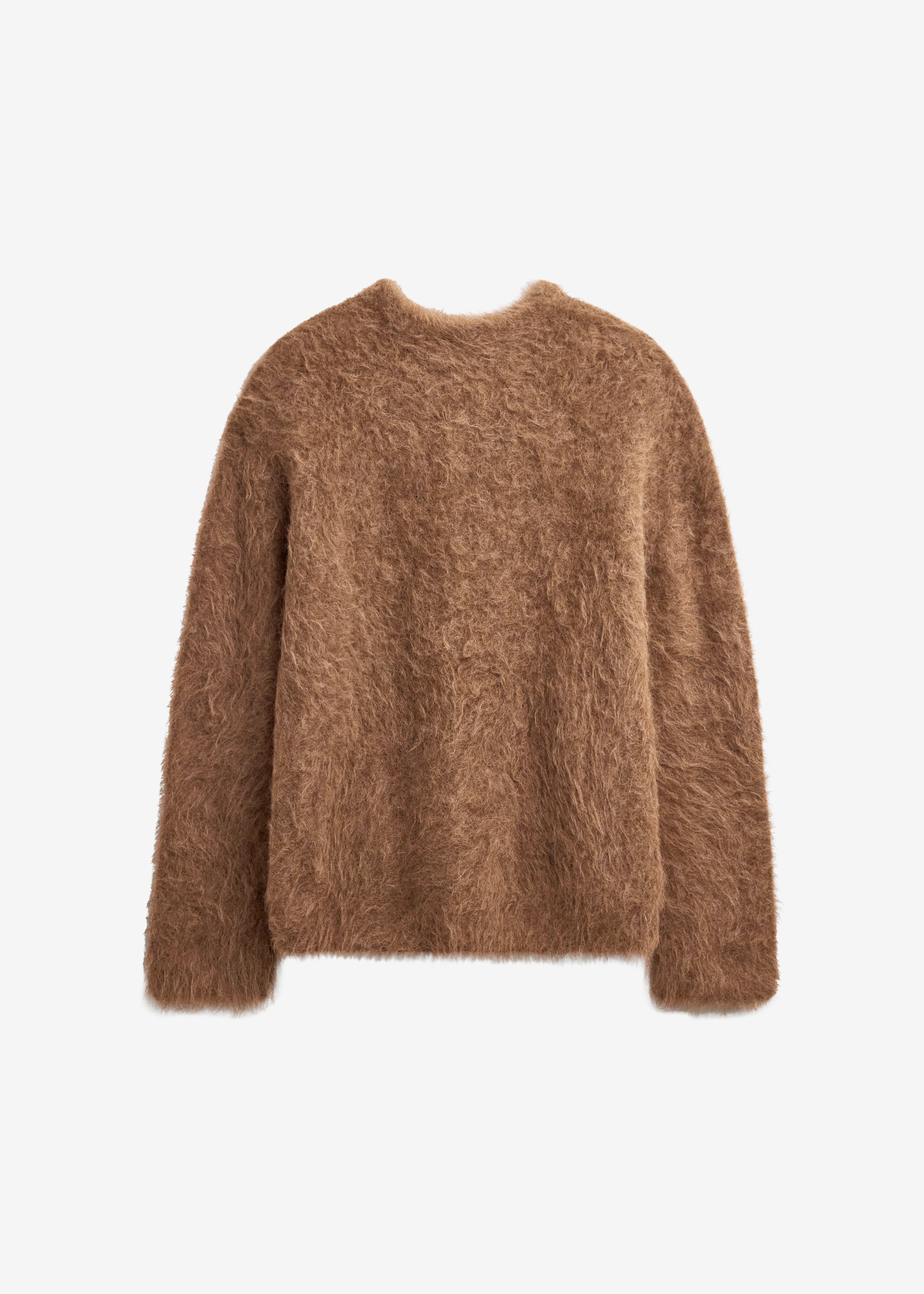 Willy Alpaca Knit Sweater - Dark Taupe - 11