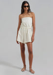 Wynn Strapless Romper - Cream