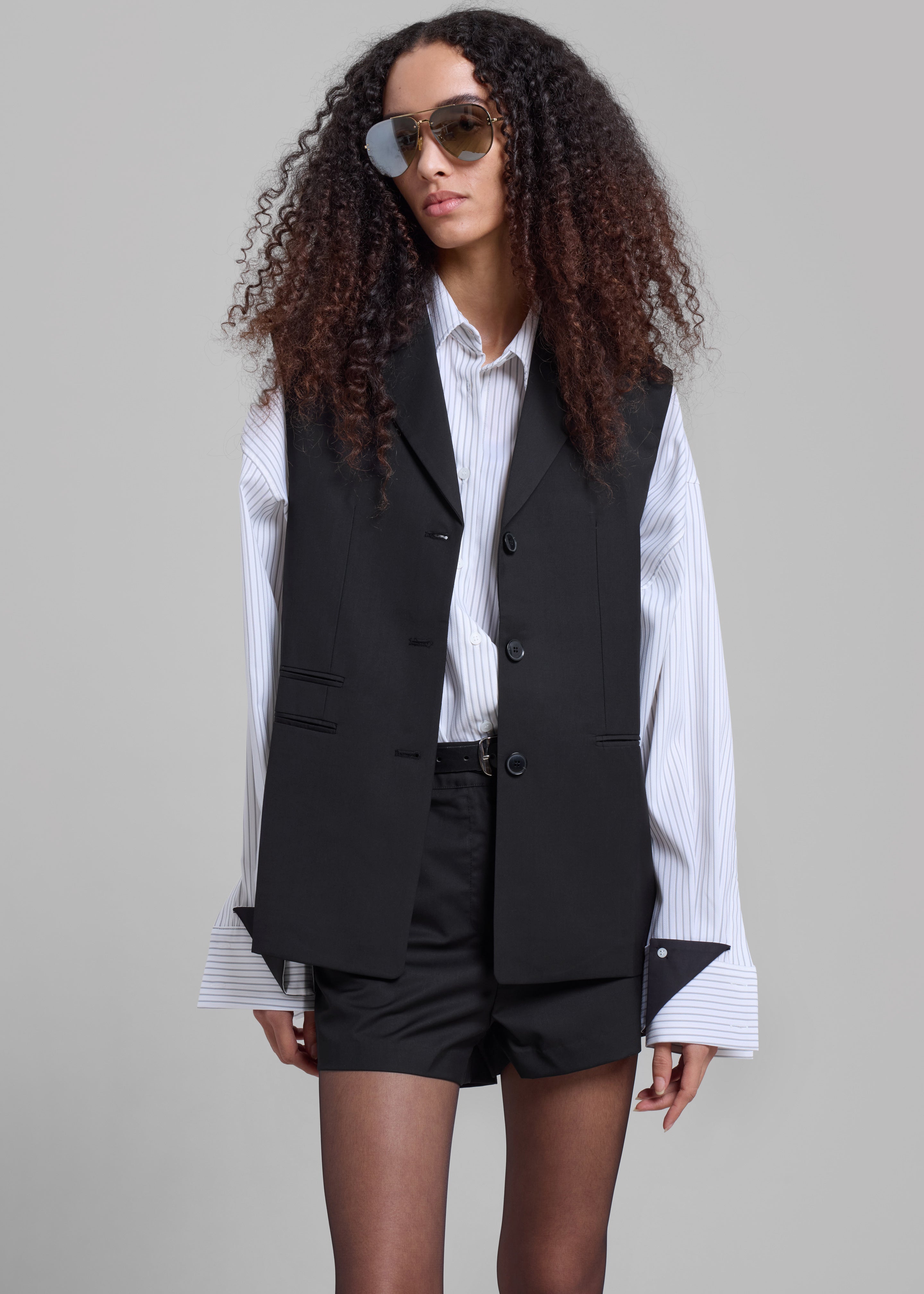 Xandra Vest - Black - 5